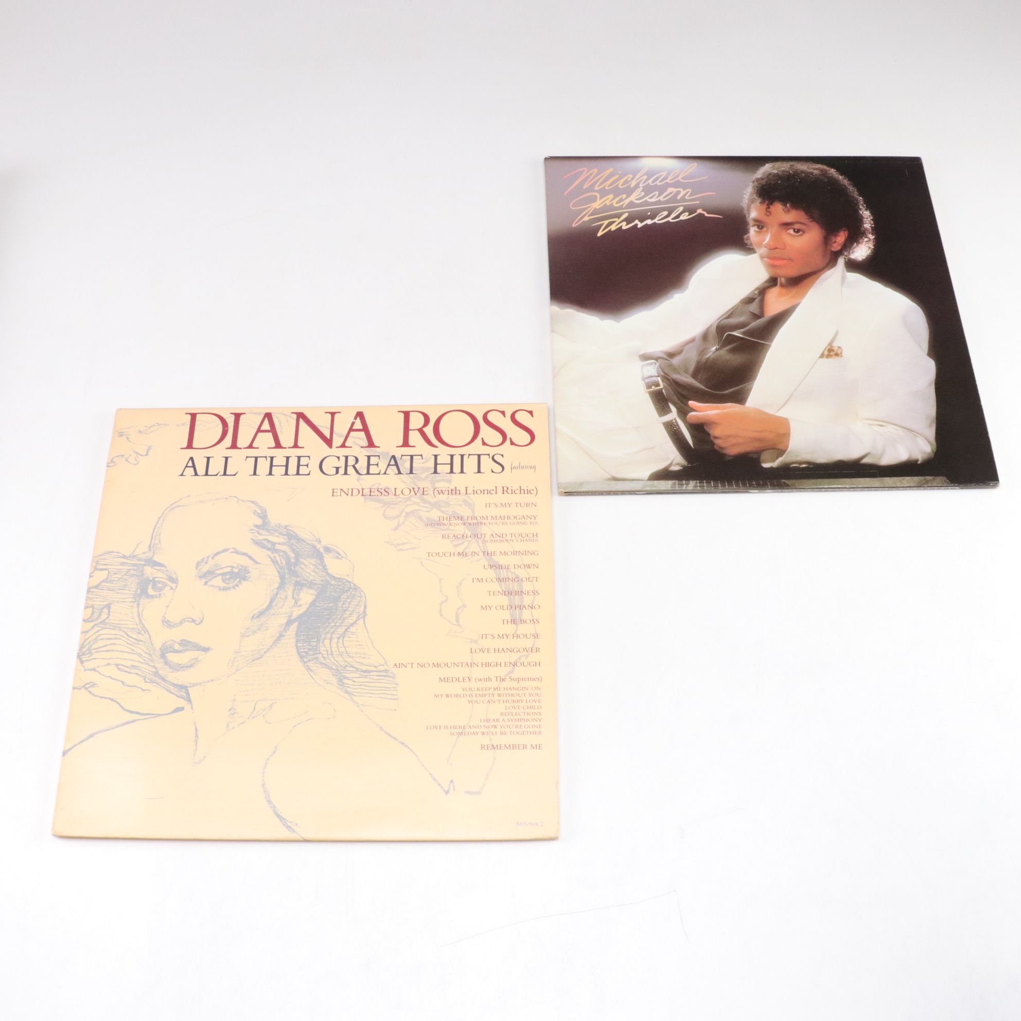 Michael Jackson, Diana Ross, Lionel Richie, Gap Band V and Other Vinyl Records