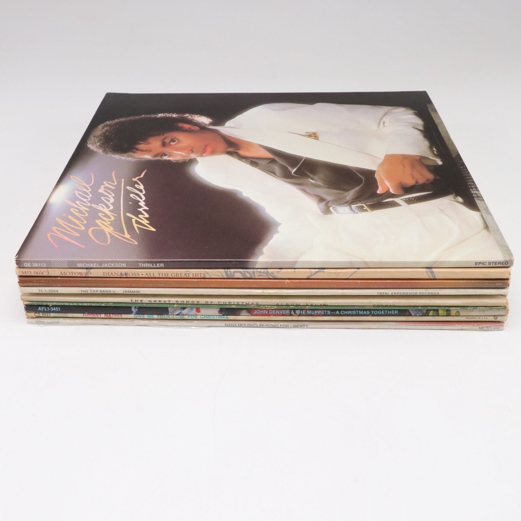 Michael Jackson, Diana Ross, Lionel Richie, Gap Band V and Other Vinyl Records