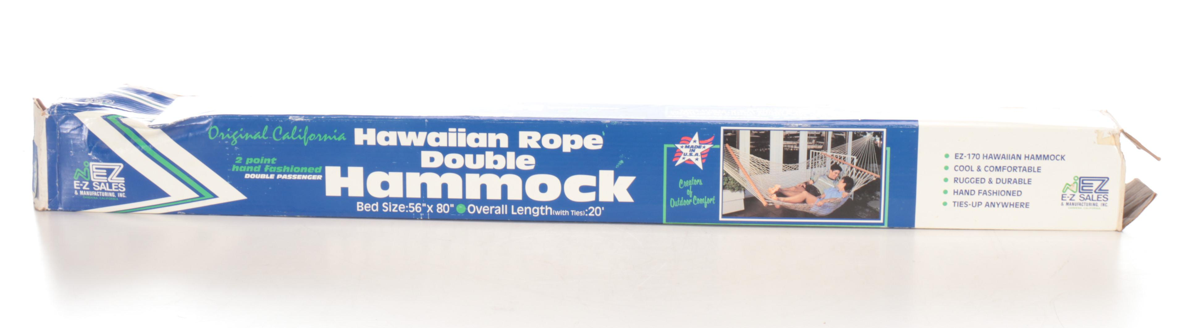 Hawaiian Double Poly-Rope Hammock