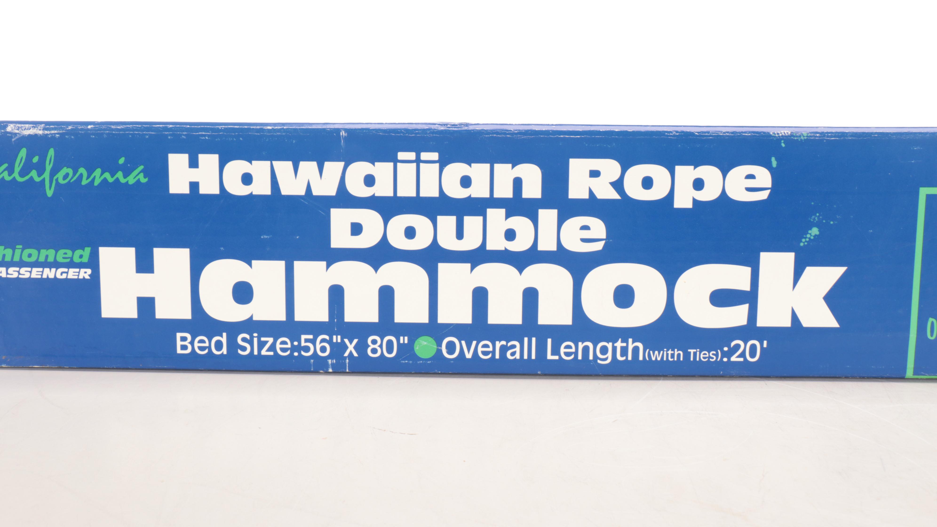 Hawaiian Double Poly-Rope Hammock