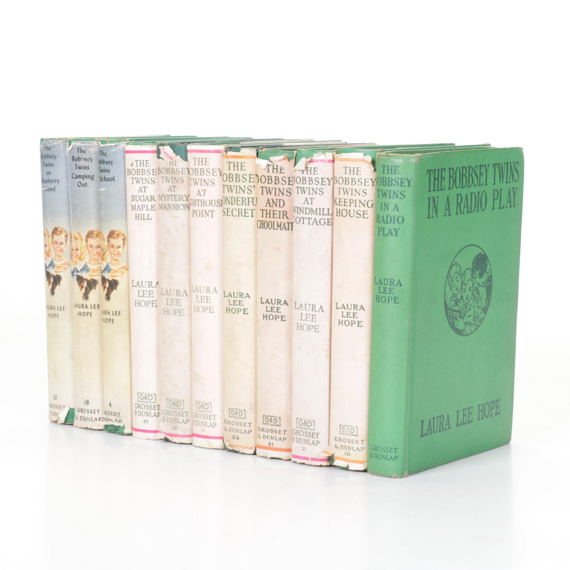 Eleven Laura Lee Hope "Bobbsey Twins" Children's Adventure Books
