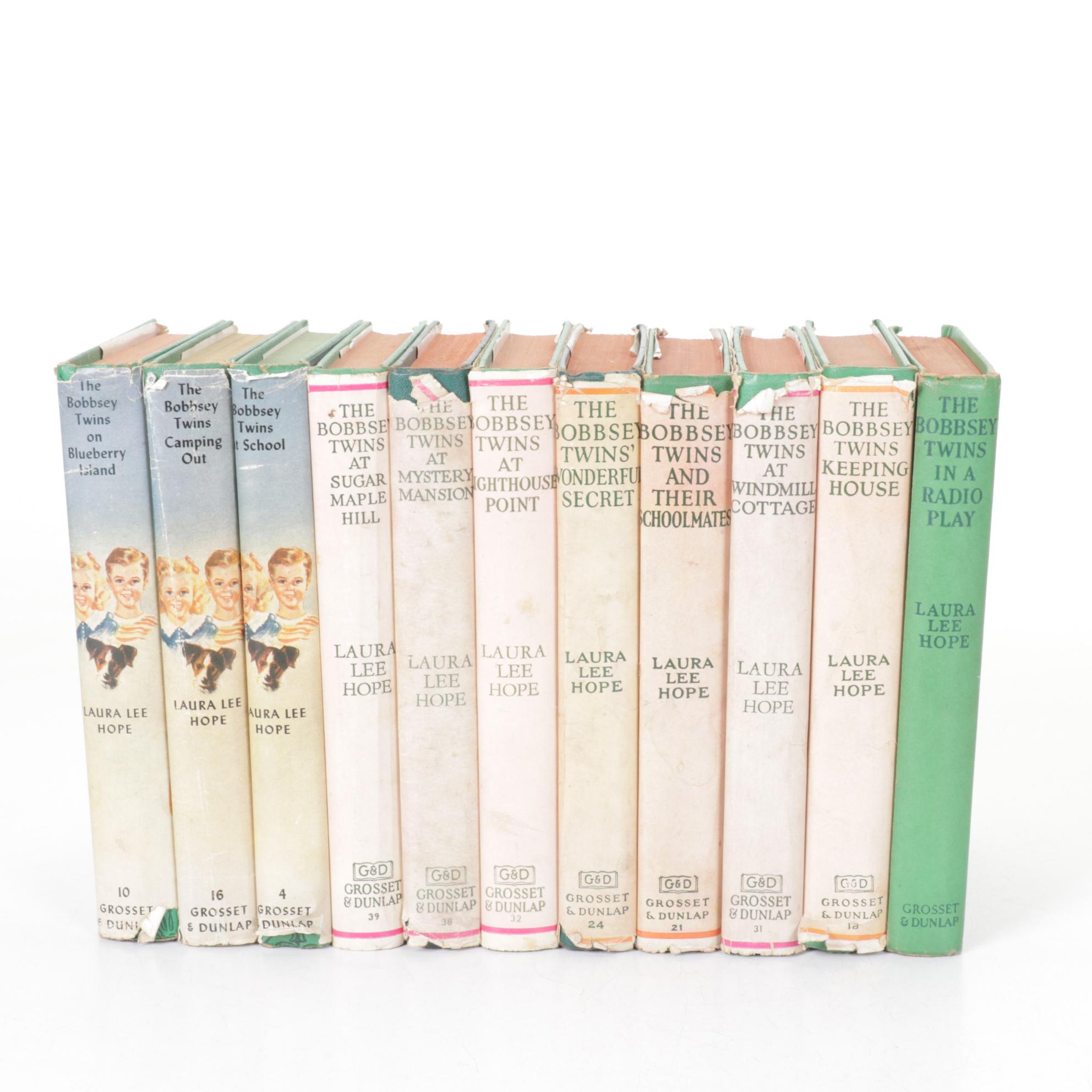 Eleven Laura Lee Hope "Bobbsey Twins" Children's Adventure Books