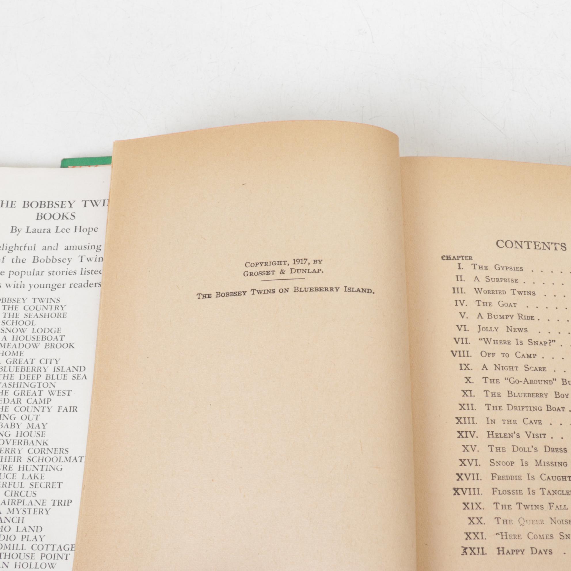 Eleven Laura Lee Hope "Bobbsey Twins" Children's Adventure Books