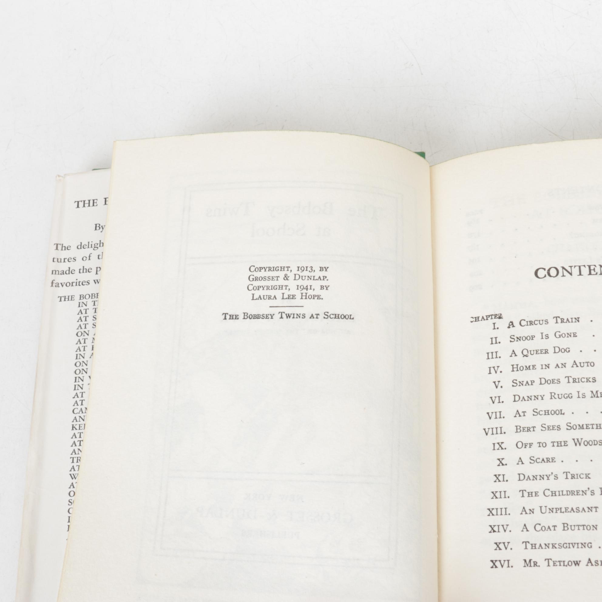 Eleven Laura Lee Hope "Bobbsey Twins" Children's Adventure Books