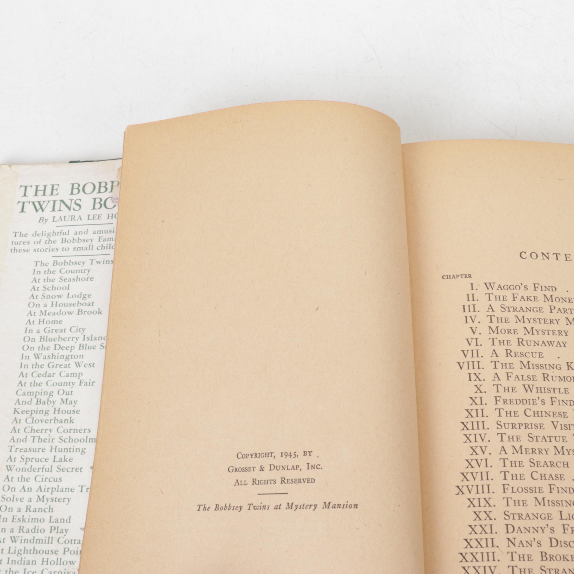 Eleven Laura Lee Hope "Bobbsey Twins" Children's Adventure Books