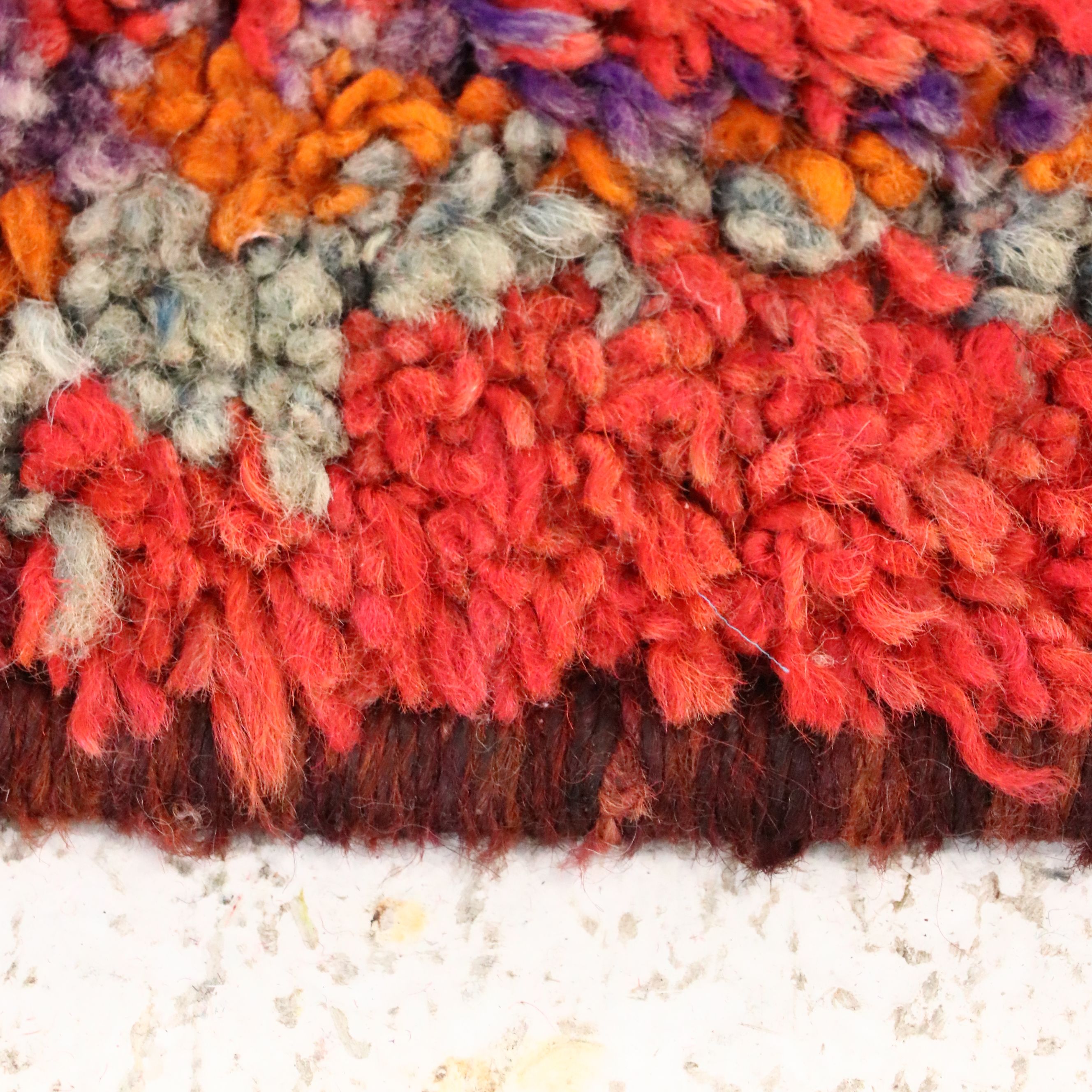 3'4 x 13'4 Hand-Knotted Turkish Village Carpet Runner Long Rug