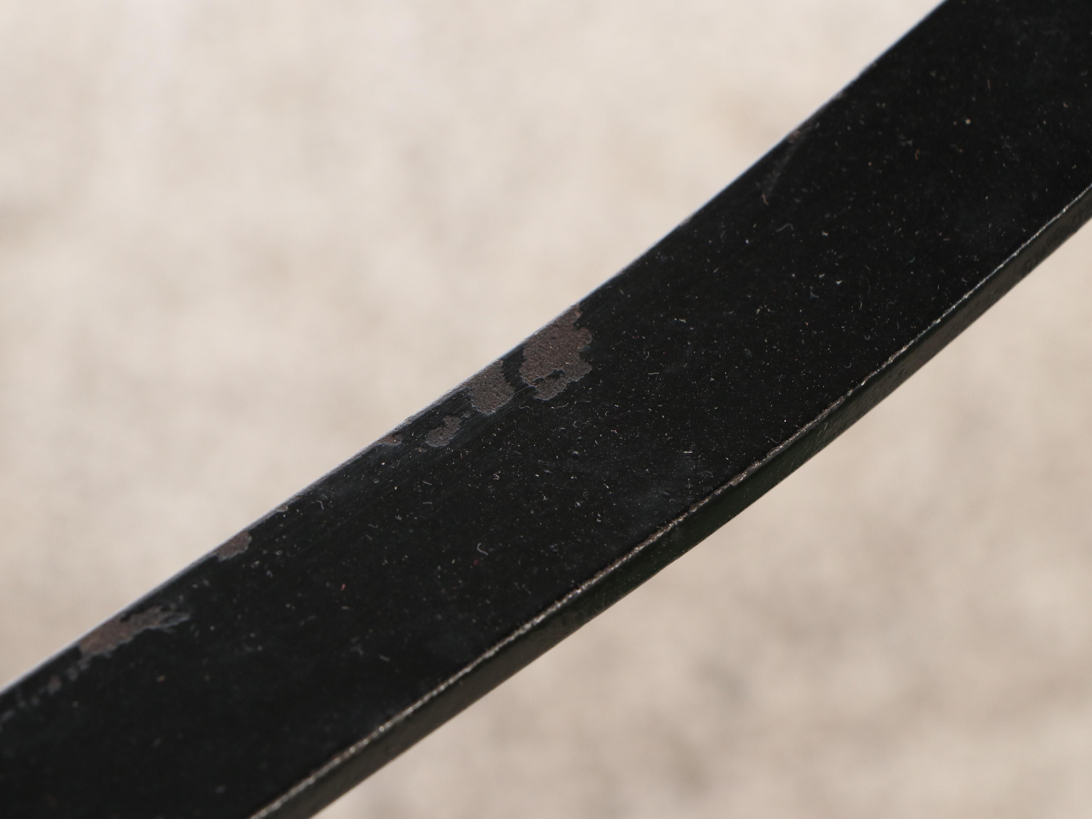 Set of Four Contempo Frames Co. Vinyl and Wrought Iron Swivel Armchairs, 1970s