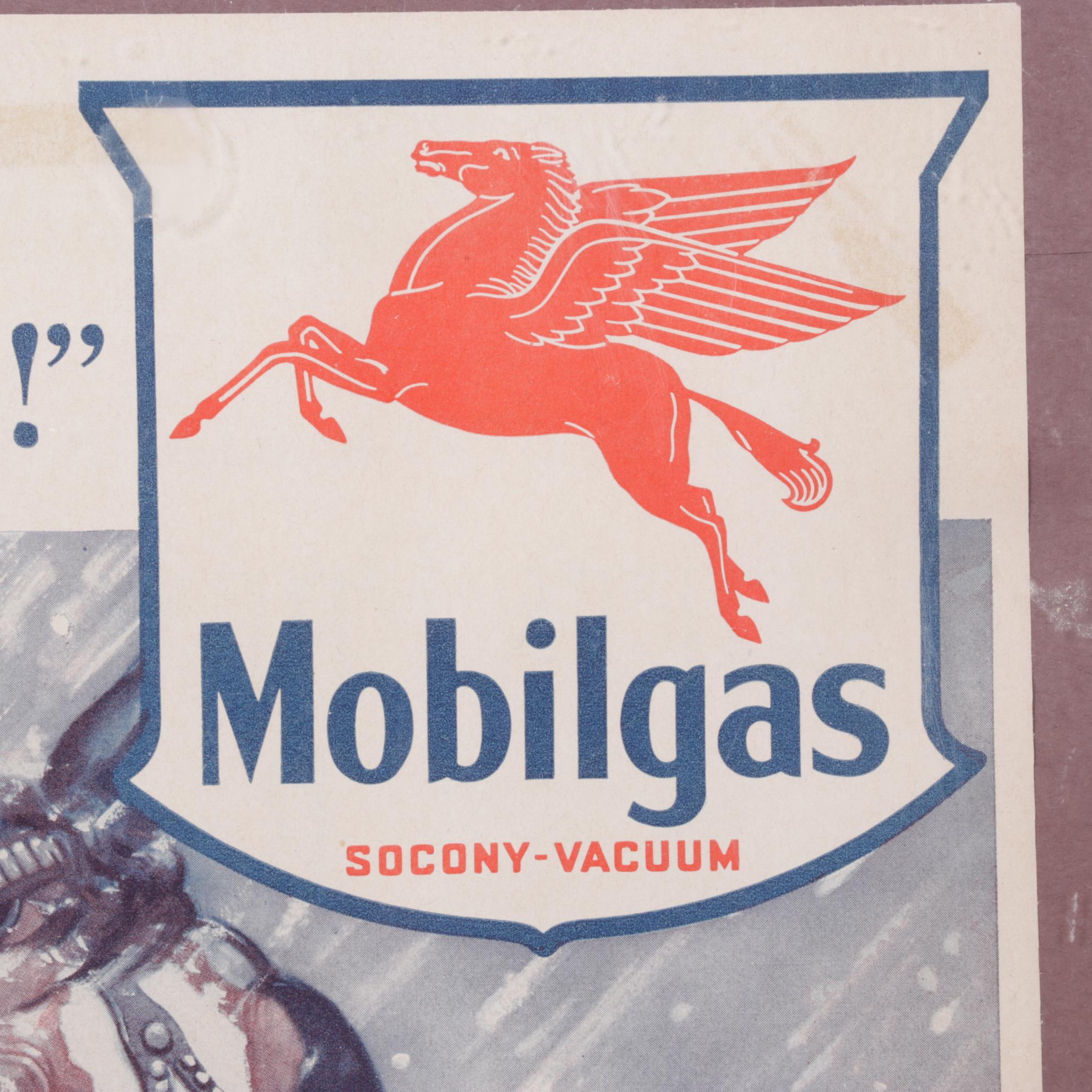 Automotive Advertisements for Mobilgas and Mobiloil, Early to Mid-20th Century