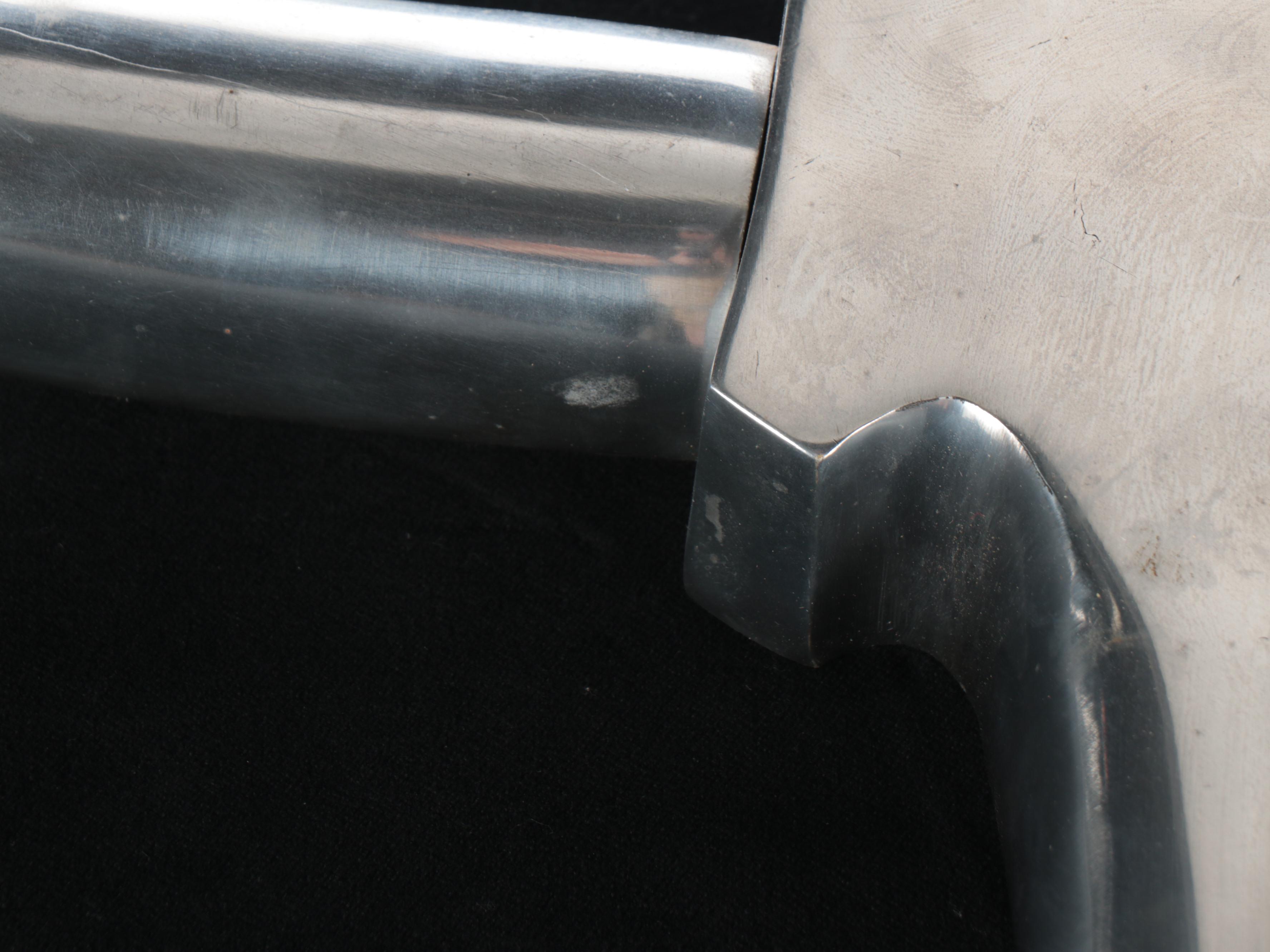 Minimalist Modern Metal Longhorn Head Wall Hanging