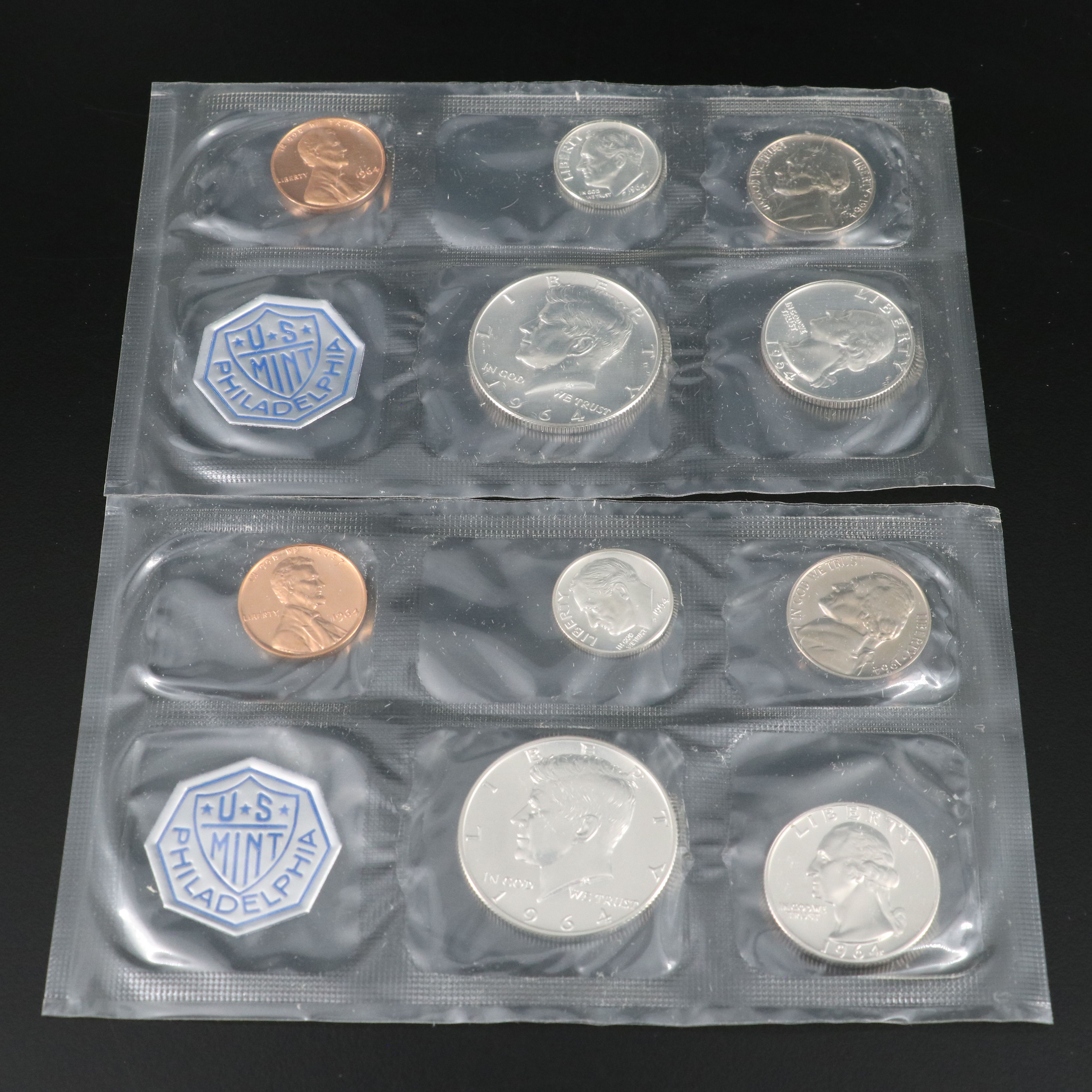 Collection of Four Classic 1964 Silver U.S. Proof Sets