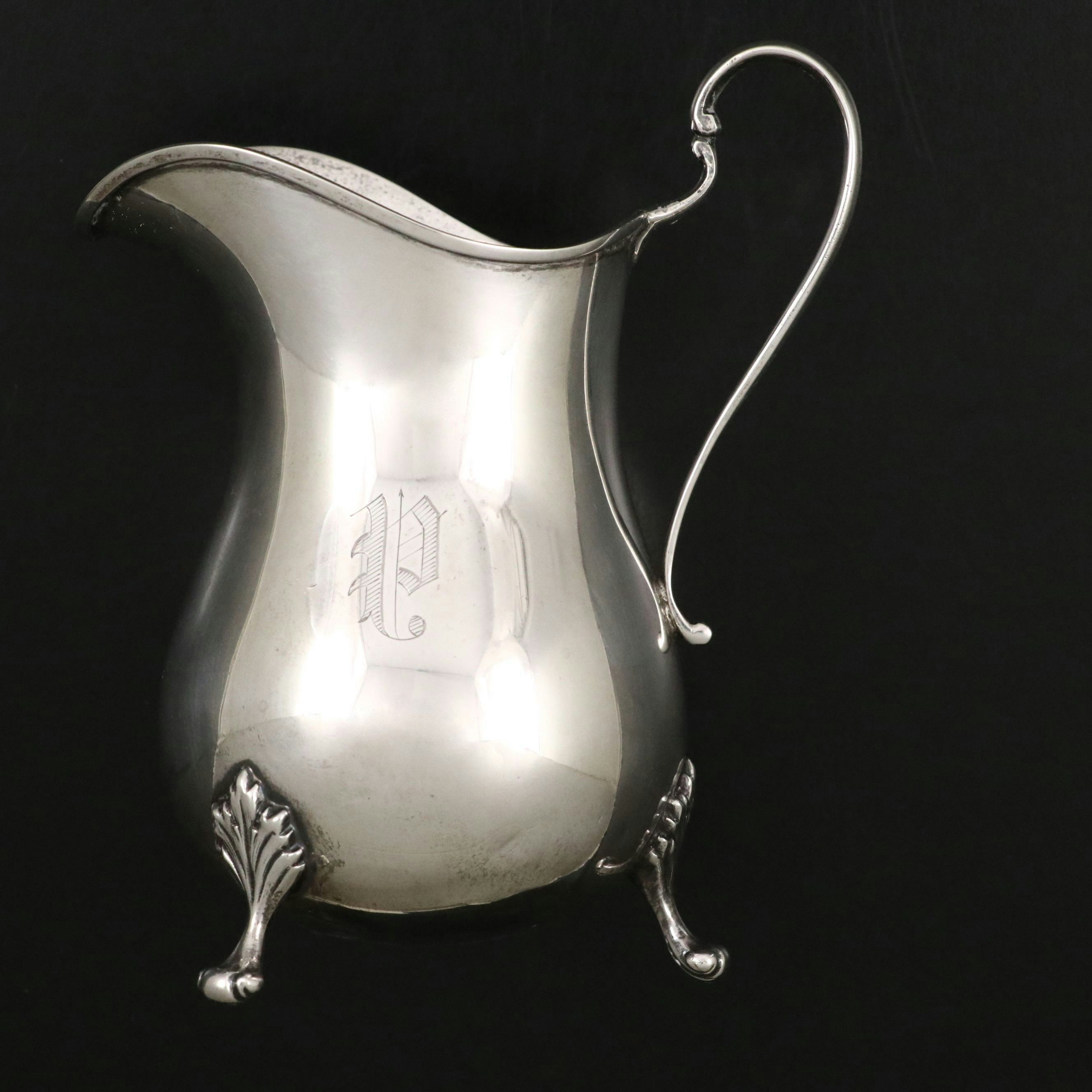 Weidlich Sterling Spoon Co. Sterling Silver Creamer, Early to Mid-20th C.
