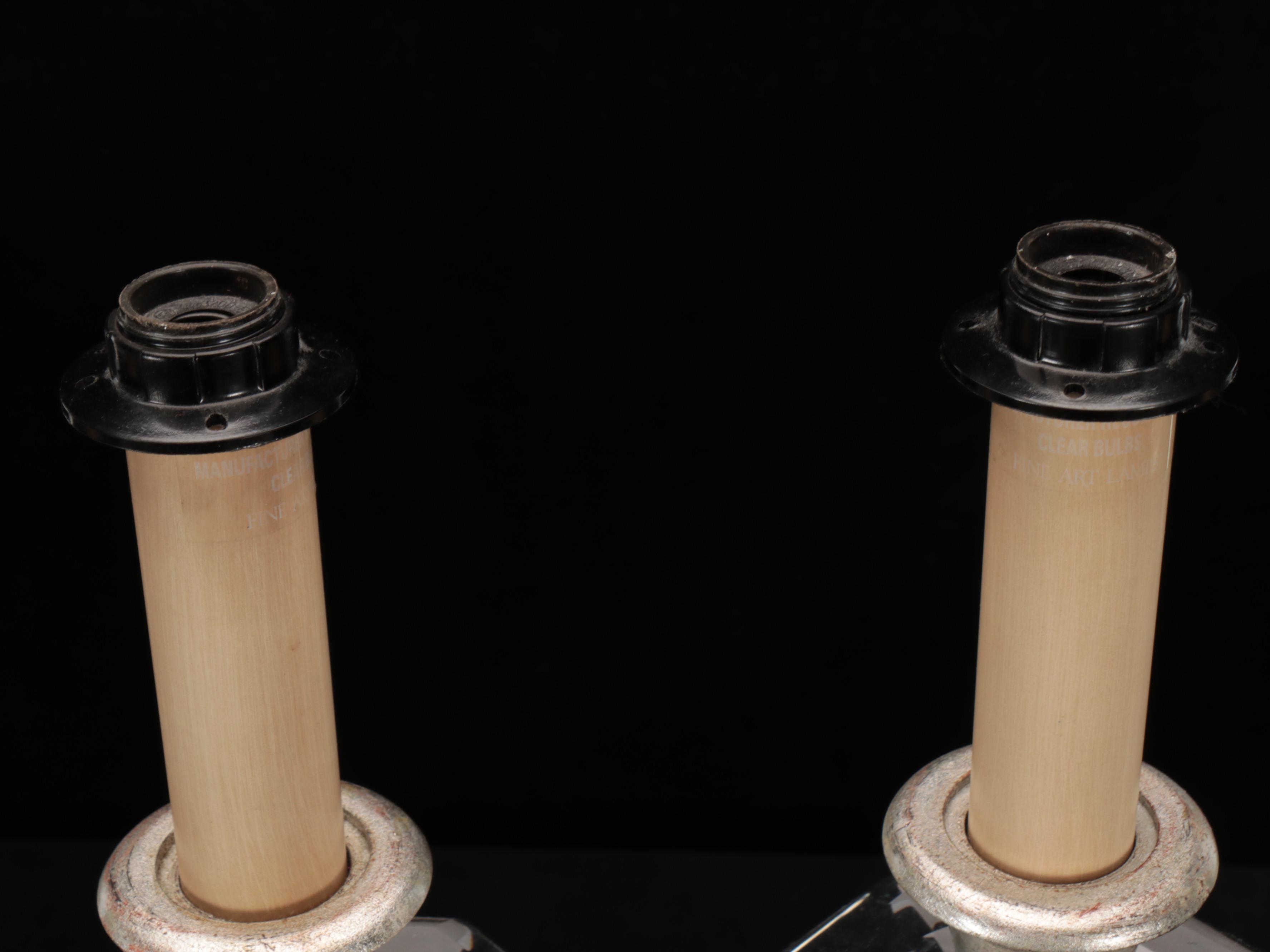 Fine Art Lighting "Eaton Place" Designer Series Gilt and Crystal Table Lamps