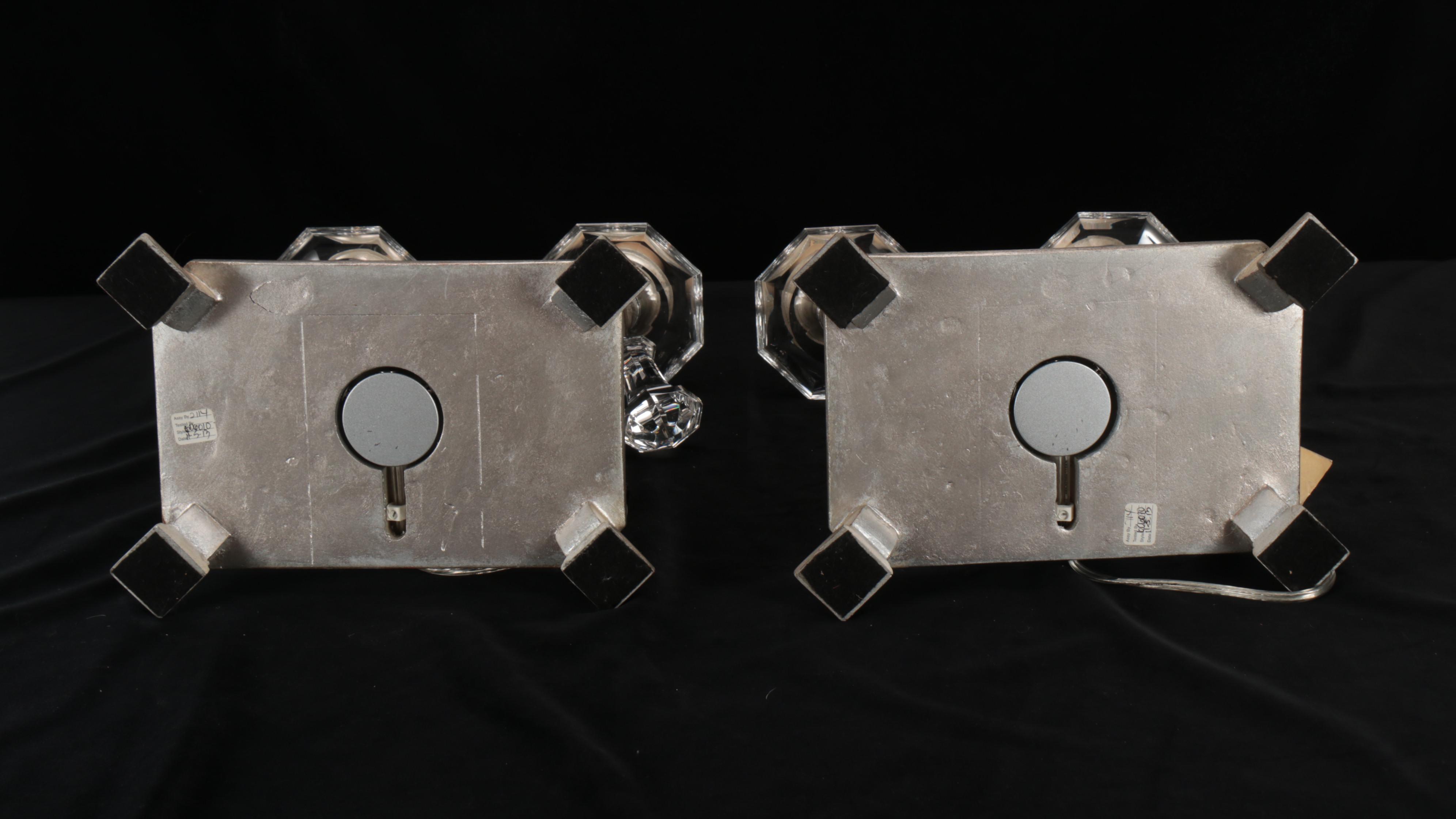 Fine Art Lighting "Eaton Place" Designer Series Gilt and Crystal Table Lamps