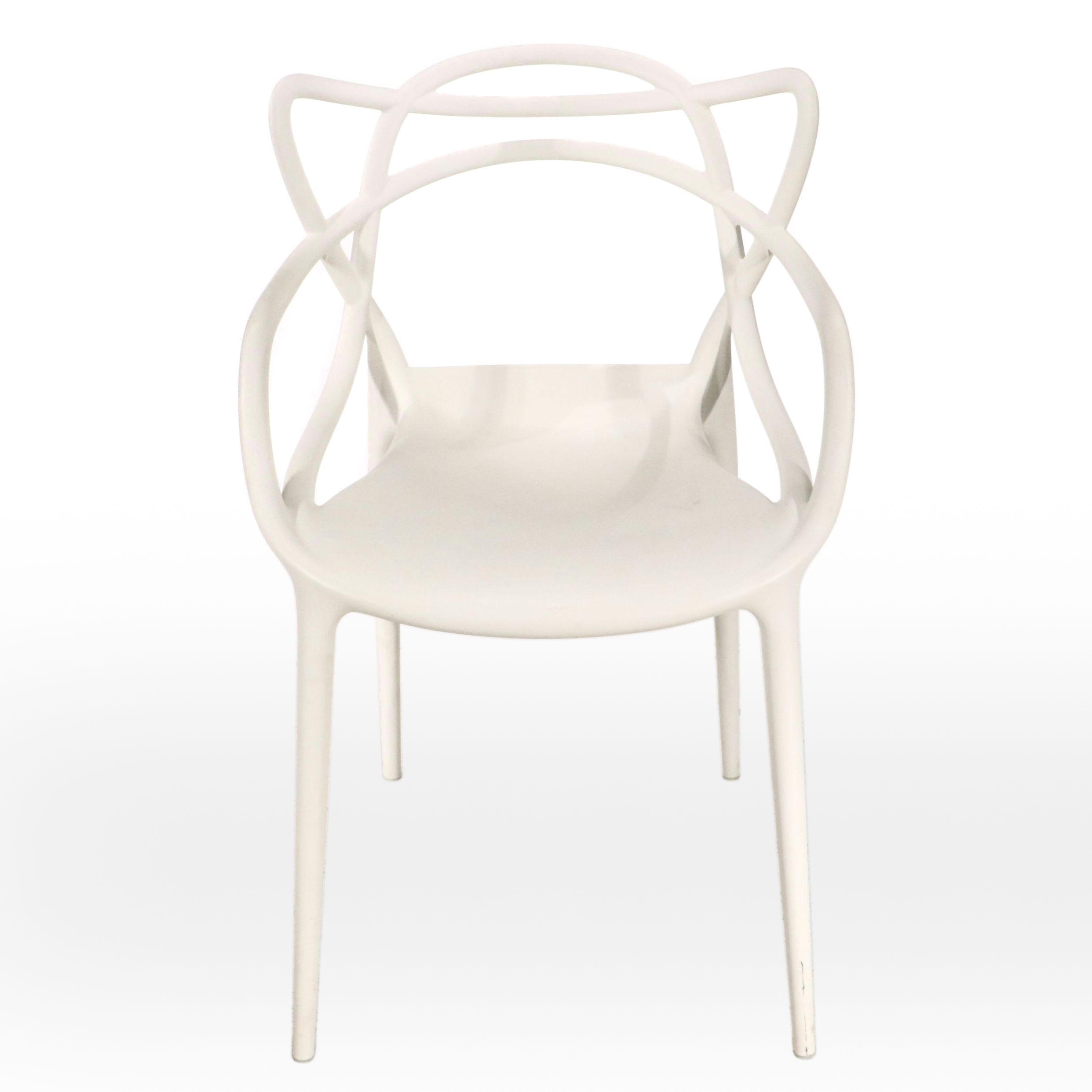 Philippe Starck Modern White "Masters" Armchair, 21st Century