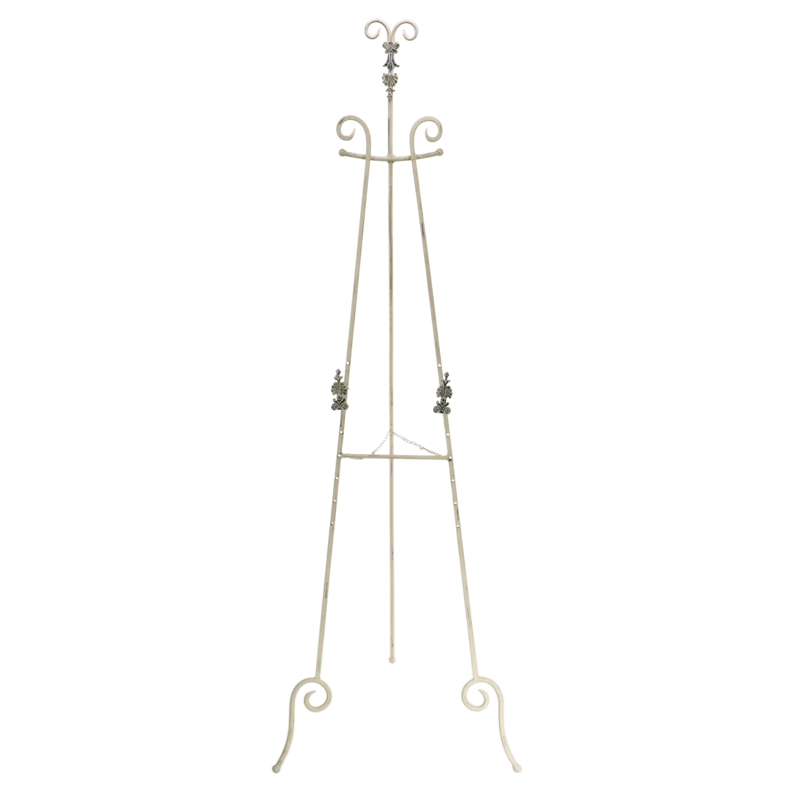 Victorian Style Painted Metal Easel