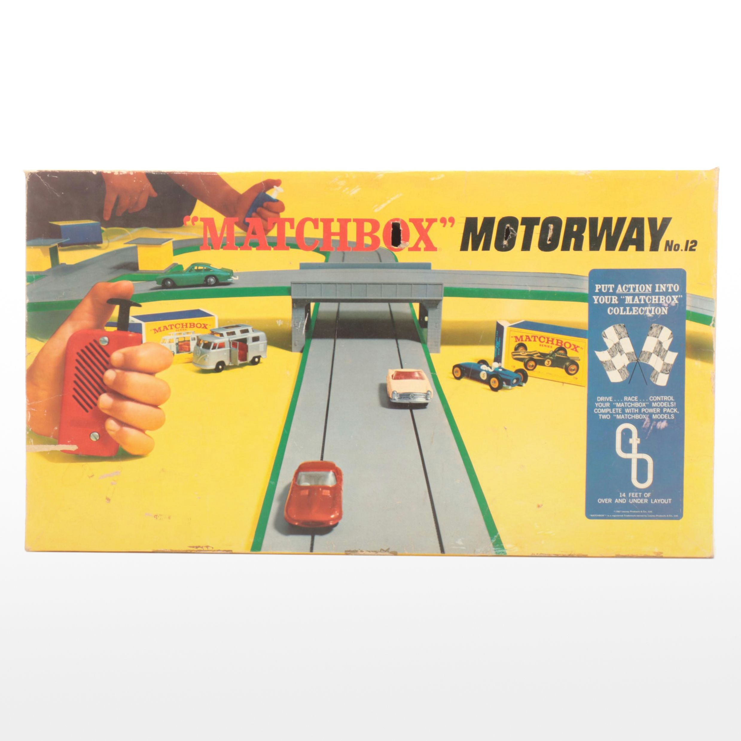 Matchbox Motorway No. 12 Slot Car Track Set, 1960s
