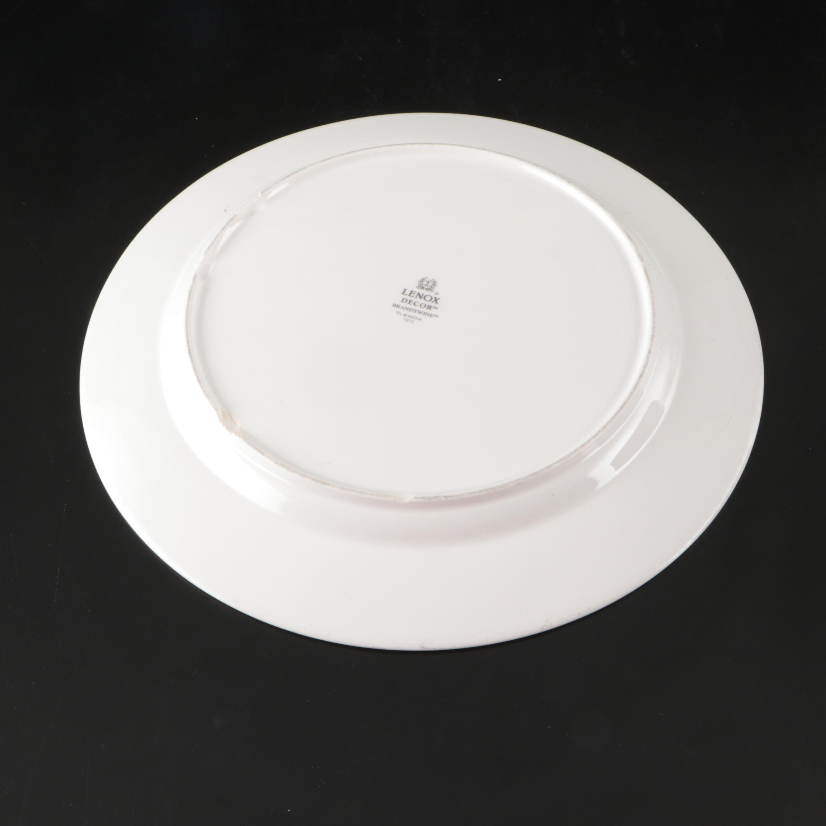 Lenox "Brandywine" and "Rittenhouse Square" Ceramic Dinner Plates