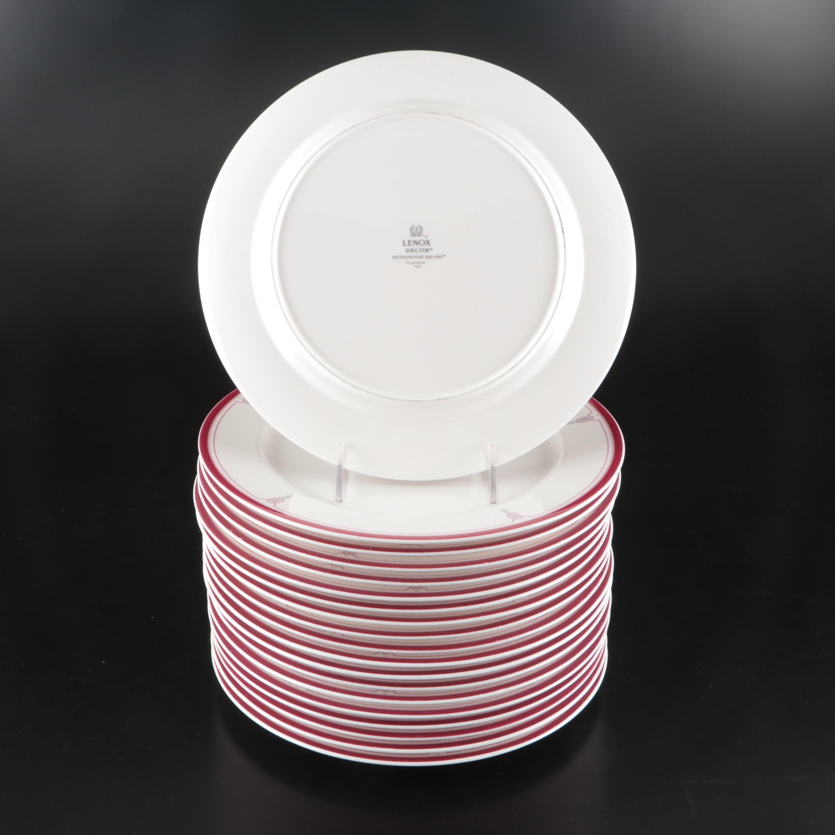 Lenox "Brandywine" and "Rittenhouse Square" Ceramic Dinner Plates