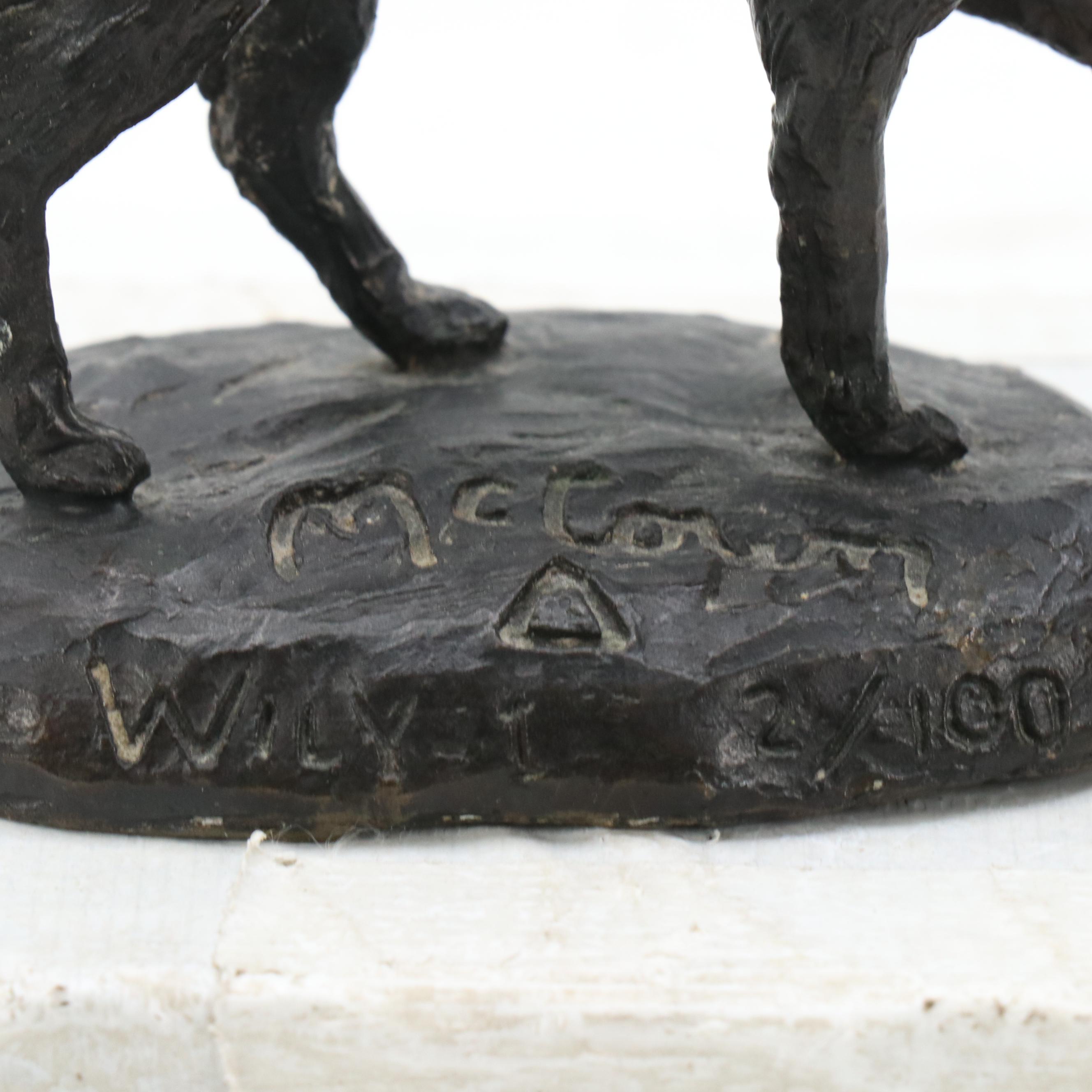 Bill McCown Bronze Sculpture "Wily One"