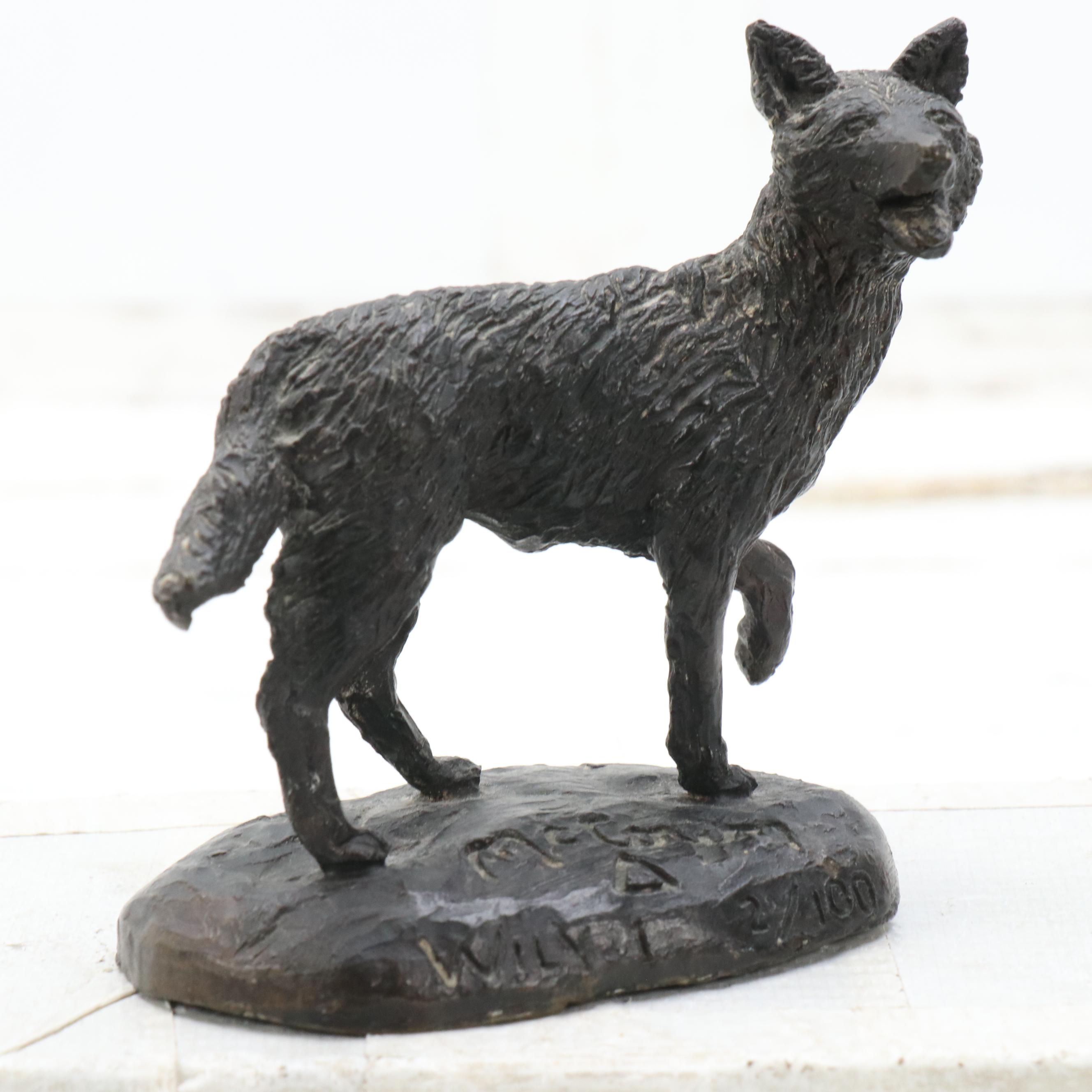 Bill McCown Bronze Sculpture "Wily One"