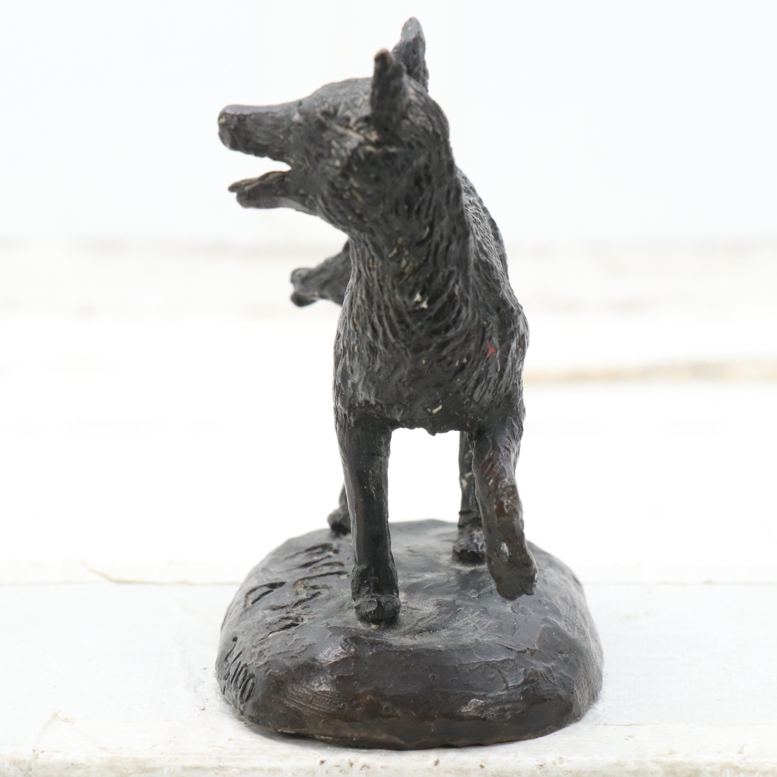 Bill McCown Bronze Sculpture "Wily One"