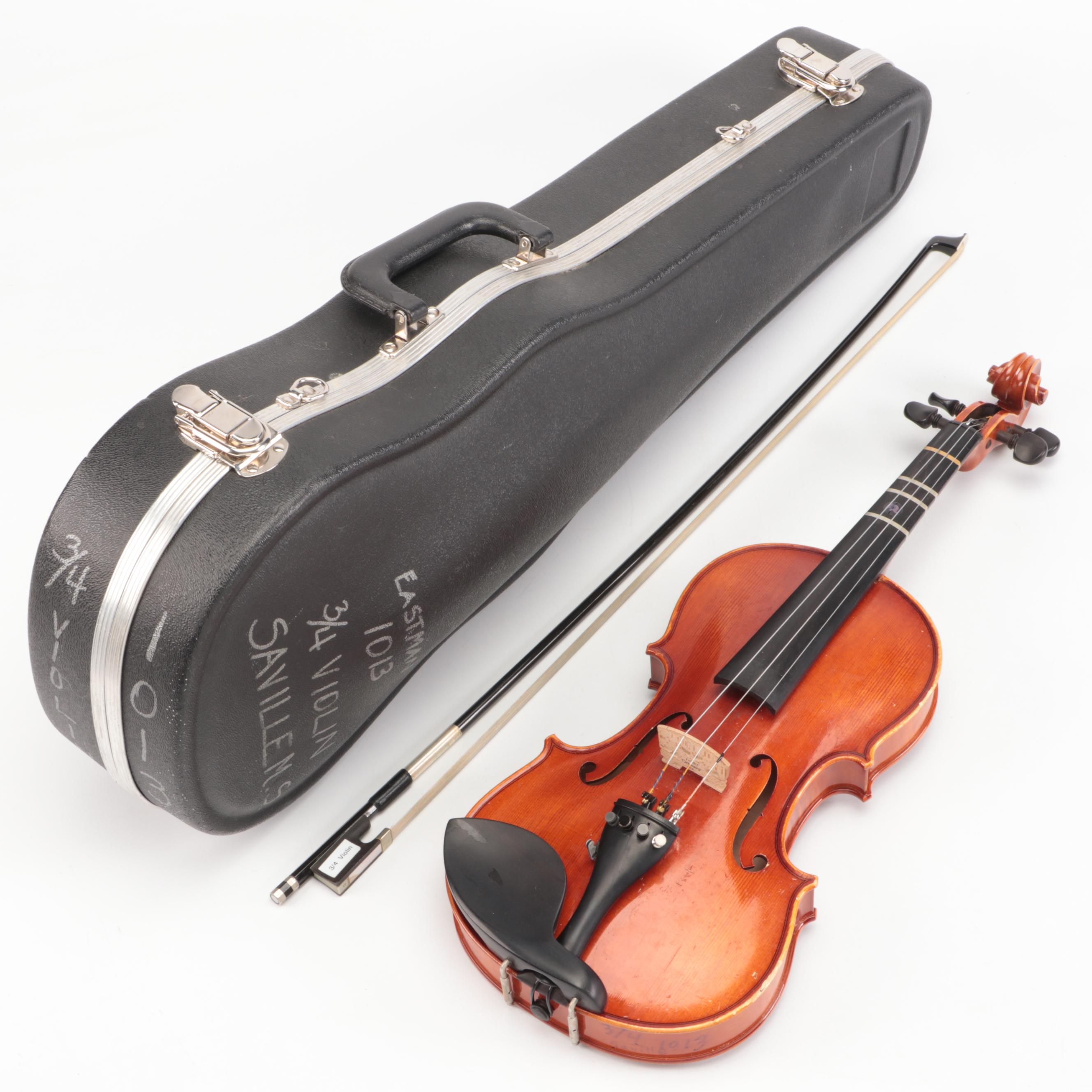 Samuel Eastman Wooden Violin and Case, 2003