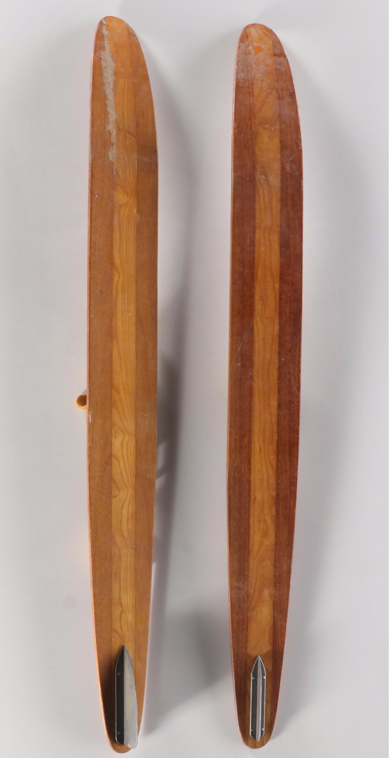 Cypress Gardens Skis Dick Pope Jr. Wooden Water Skis, Mid-20th Century