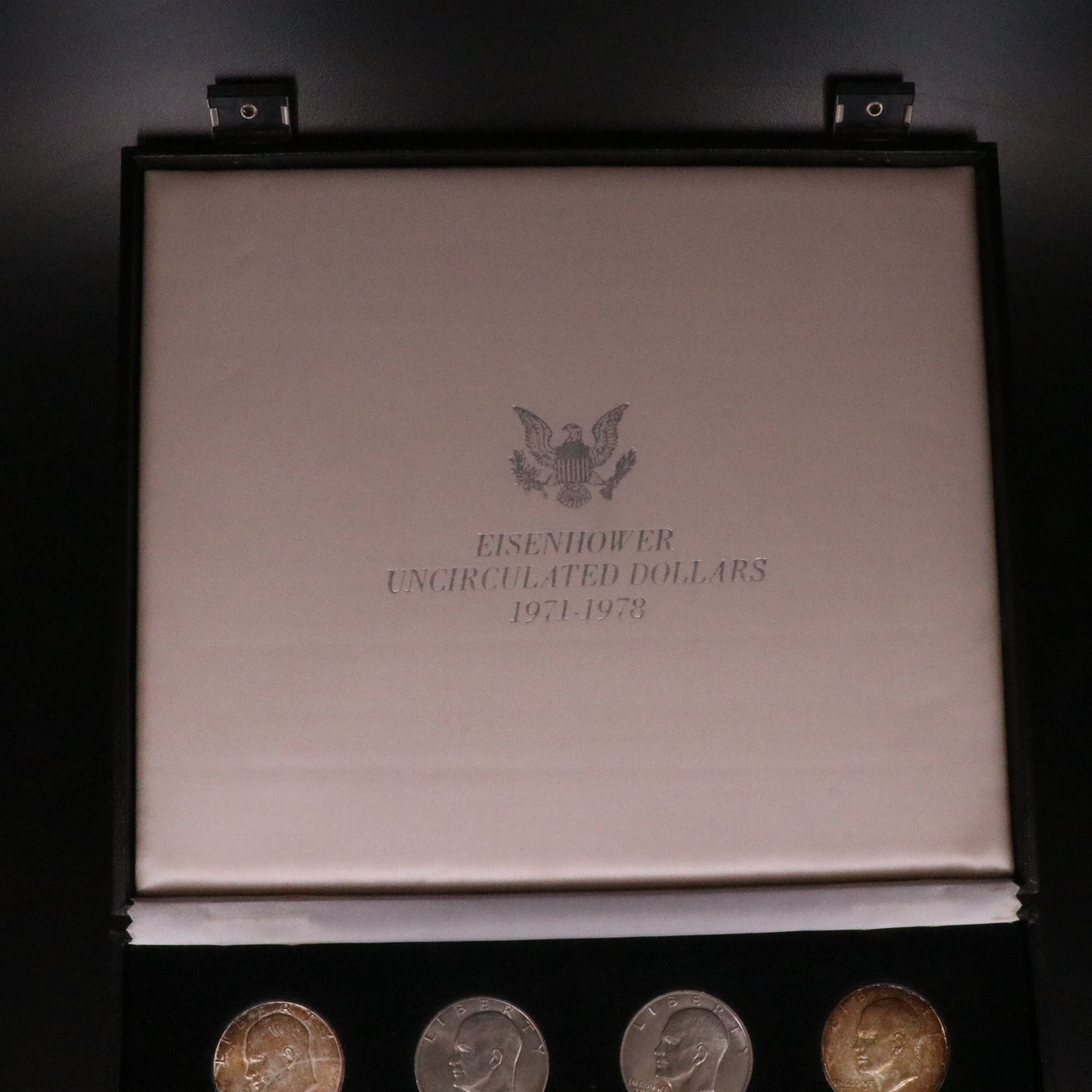 Eisenhower Dollar 14-Coin Set, Including Silver Issues
