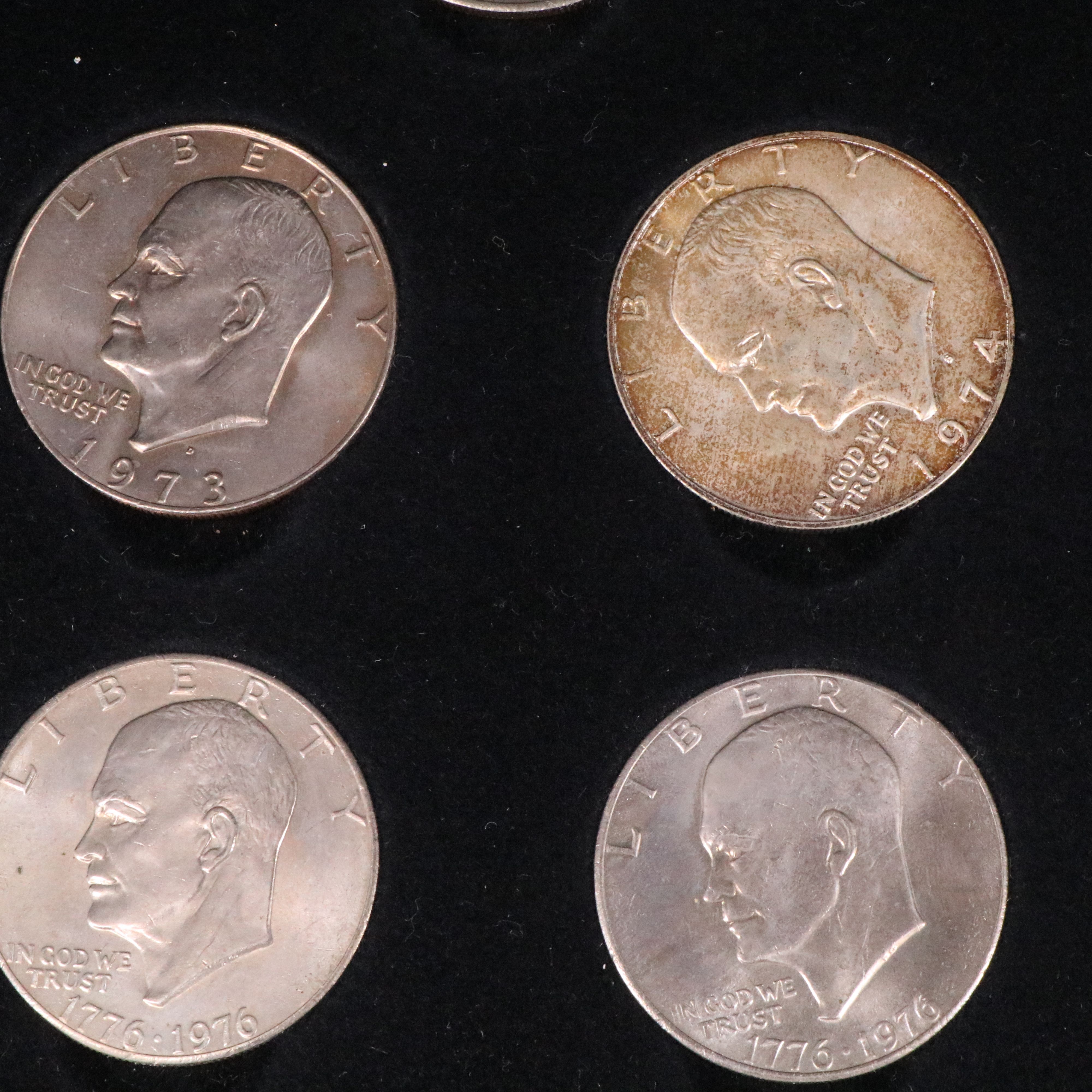 Eisenhower Dollar 14-Coin Set, Including Silver Issues