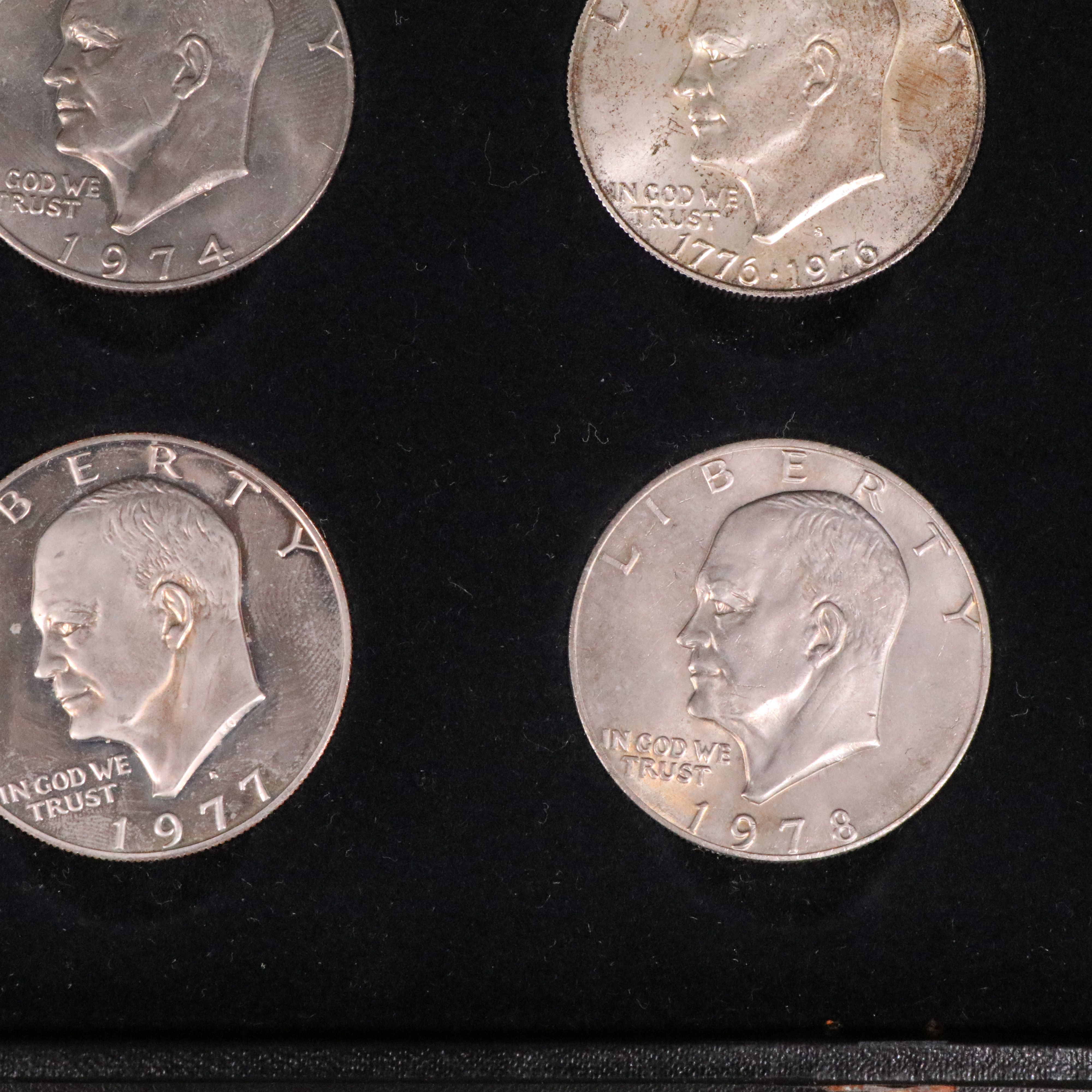 Eisenhower Dollar 14-Coin Set, Including Silver Issues