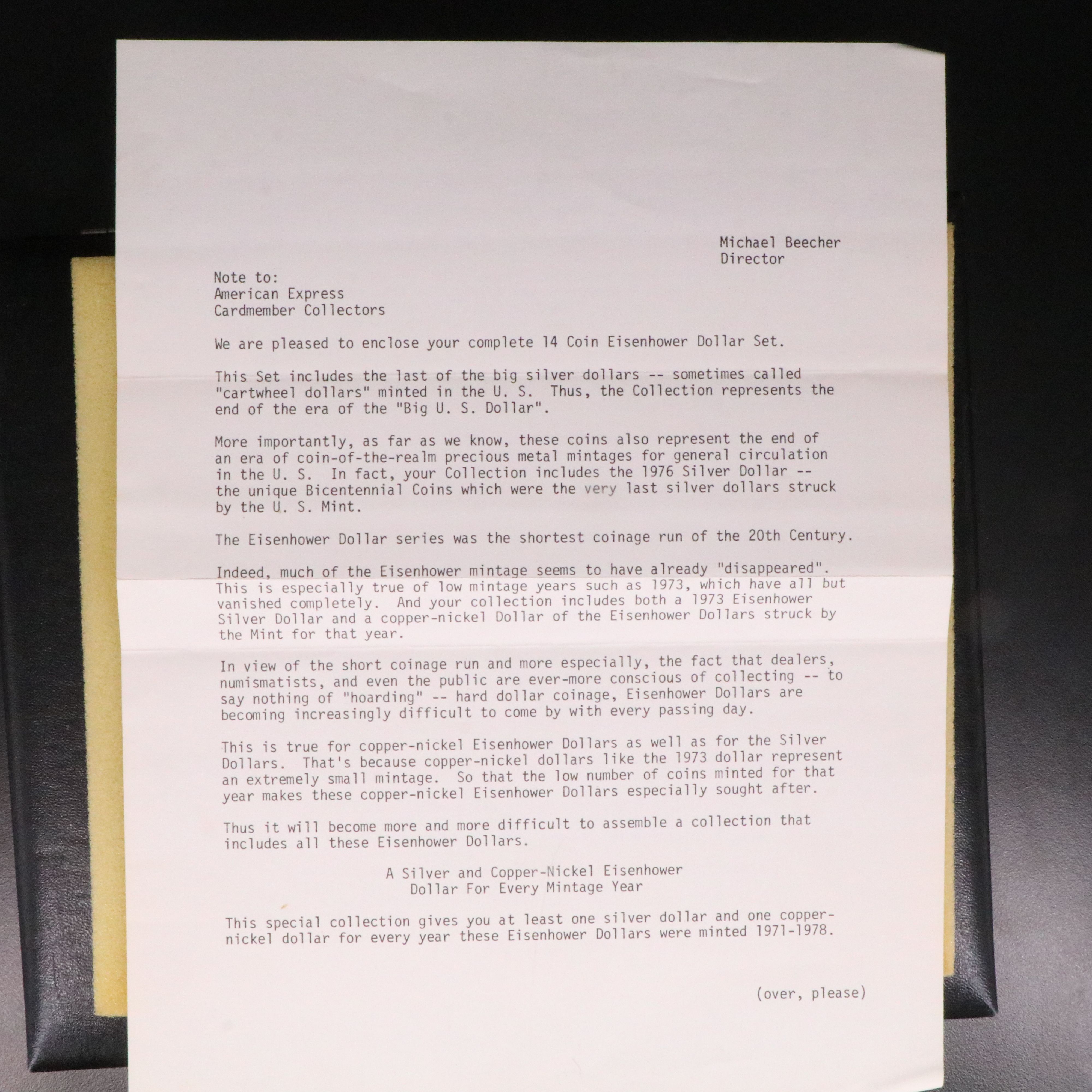 Eisenhower Dollar 14-Coin Set, Including Silver Issues