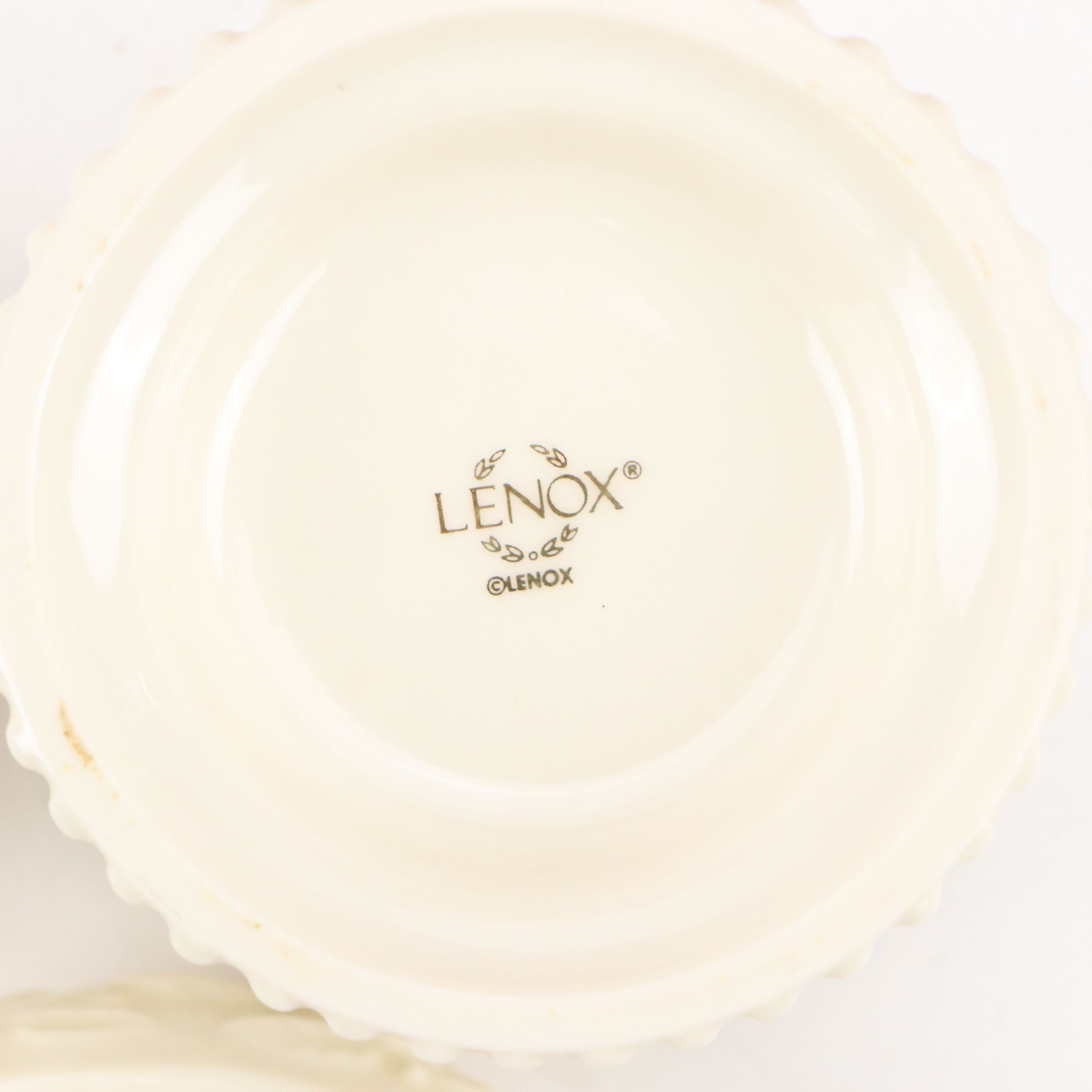 Lenox Decorative Vessels with Sakura "Holiday Abundance" Ceramic Salad Plates