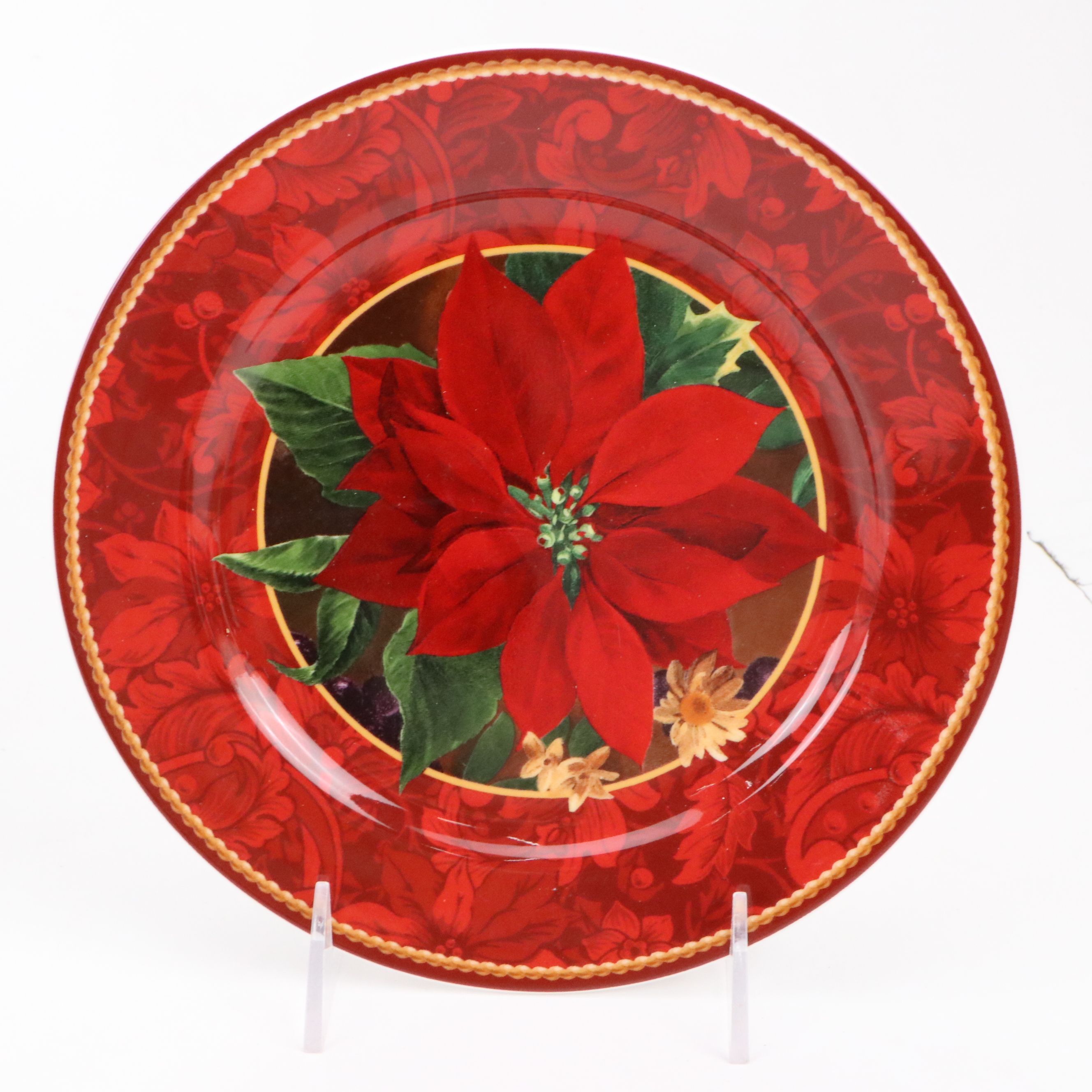 Lenox Decorative Vessels with Sakura "Holiday Abundance" Ceramic Salad Plates