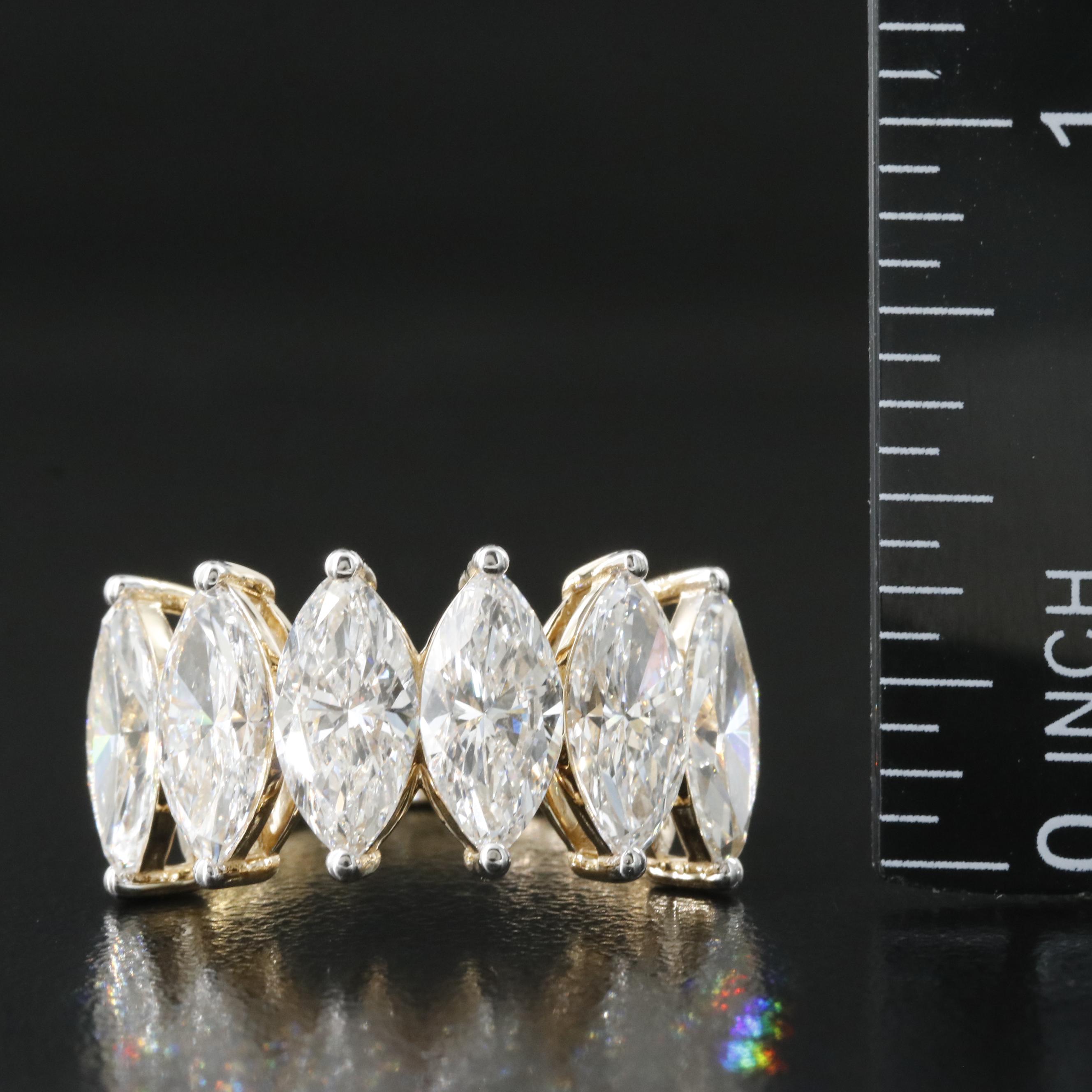 14K 5.17 CTW Lab Grown Diamond Ring