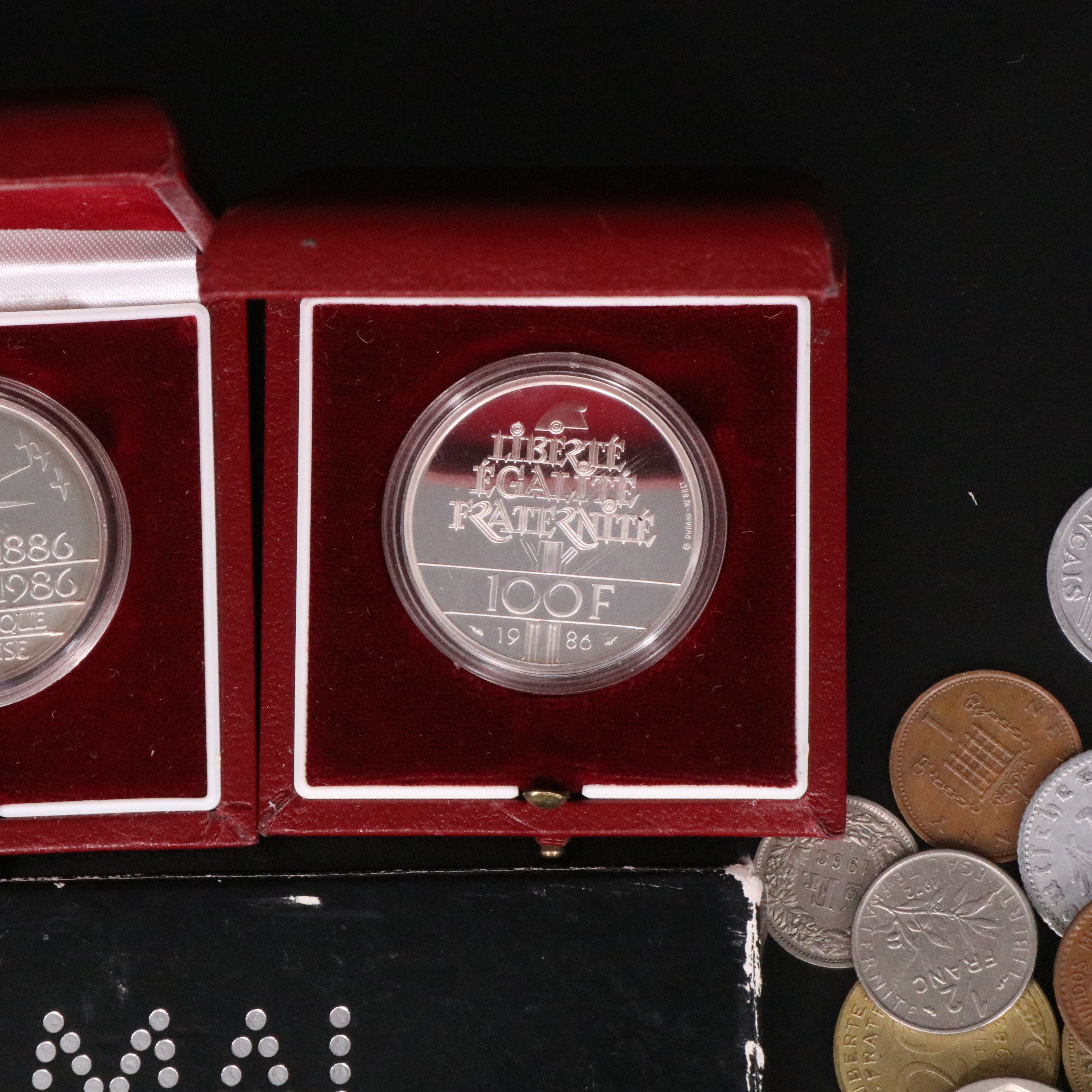 157 Foreign Coins, Including Fine Silver Coins and Proofs