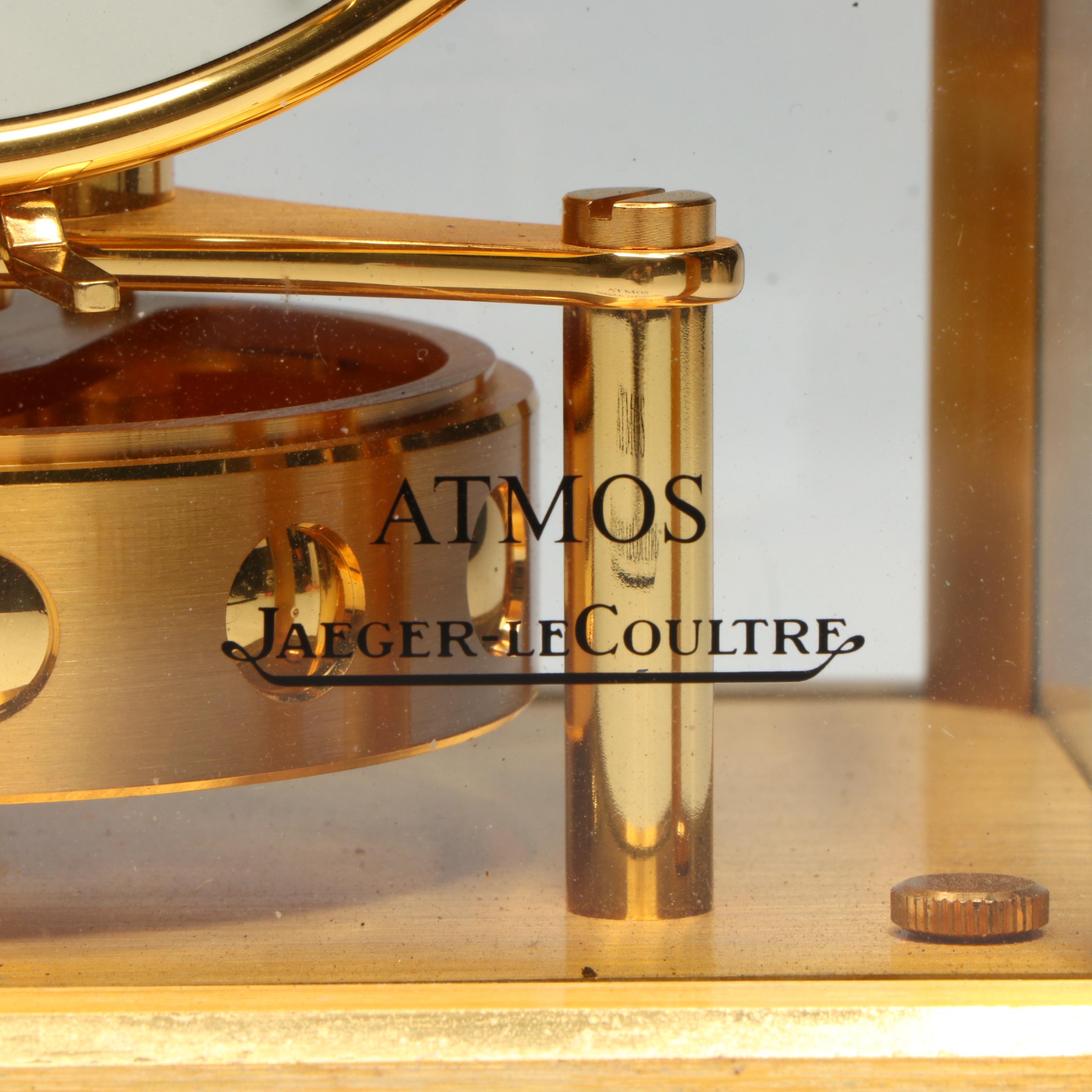 Jaeger-LeCoultre Atmos Gilt Brass Mantel Clock