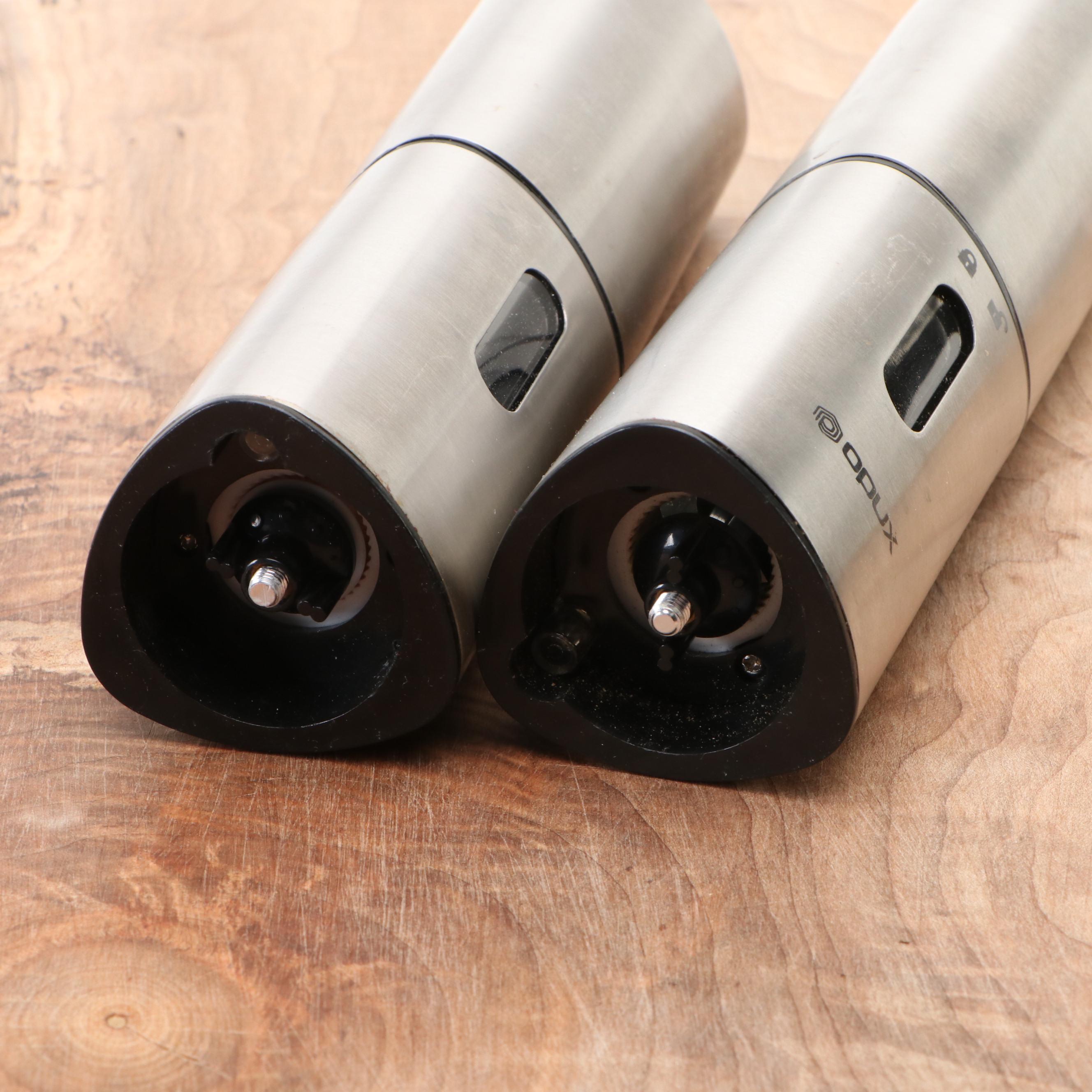 Canadian Larch Wood Cutting Boards with Opux Electric Wine Opener