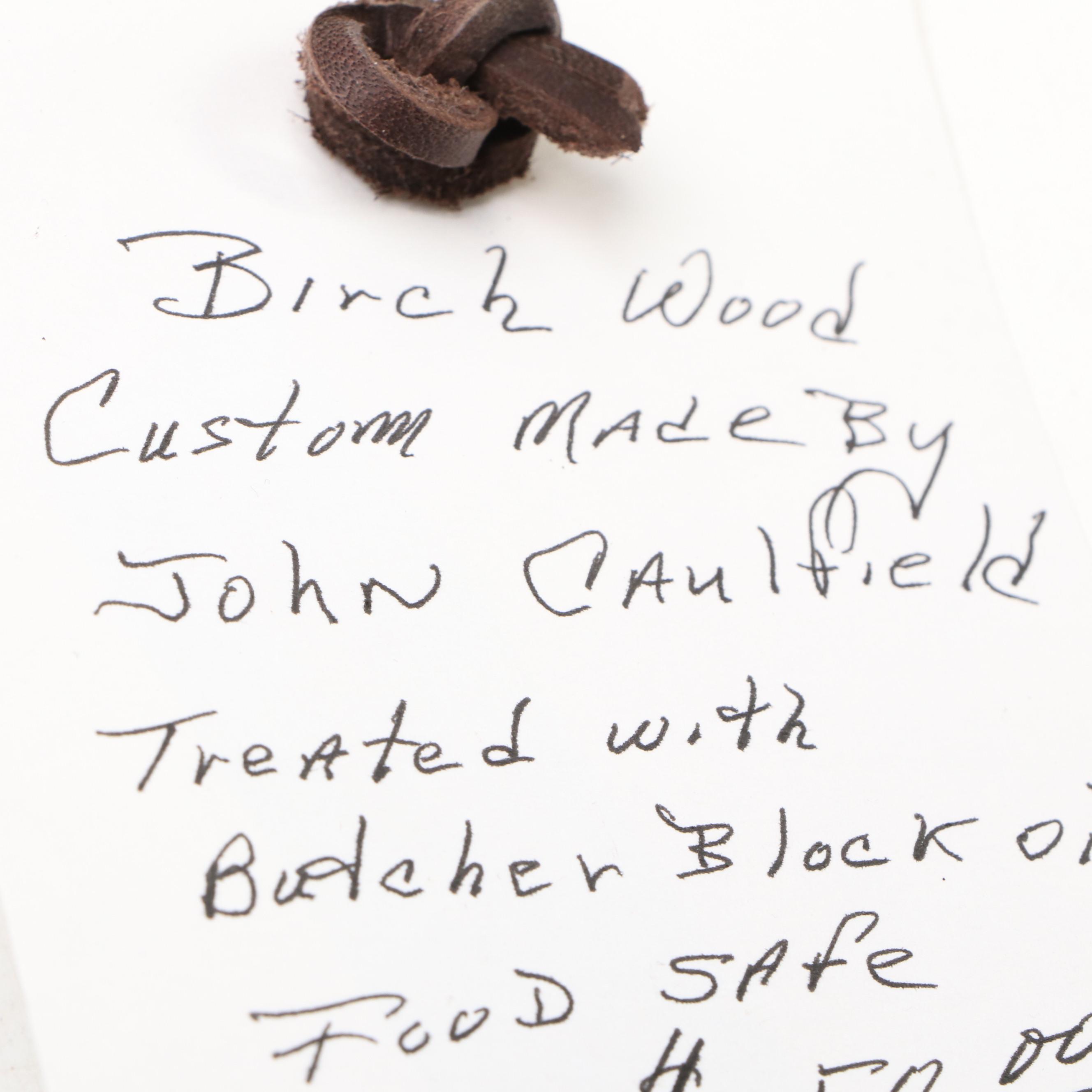 Canadian Larch Wood Cutting Boards with Opux Electric Wine Opener