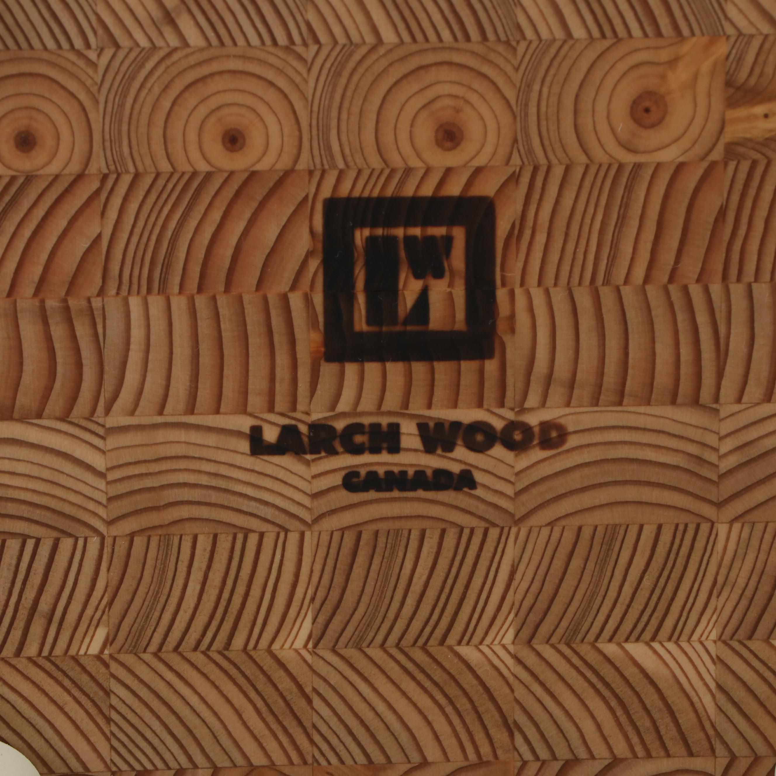 Canadian Larch Wood Cutting Boards with Opux Electric Wine Opener