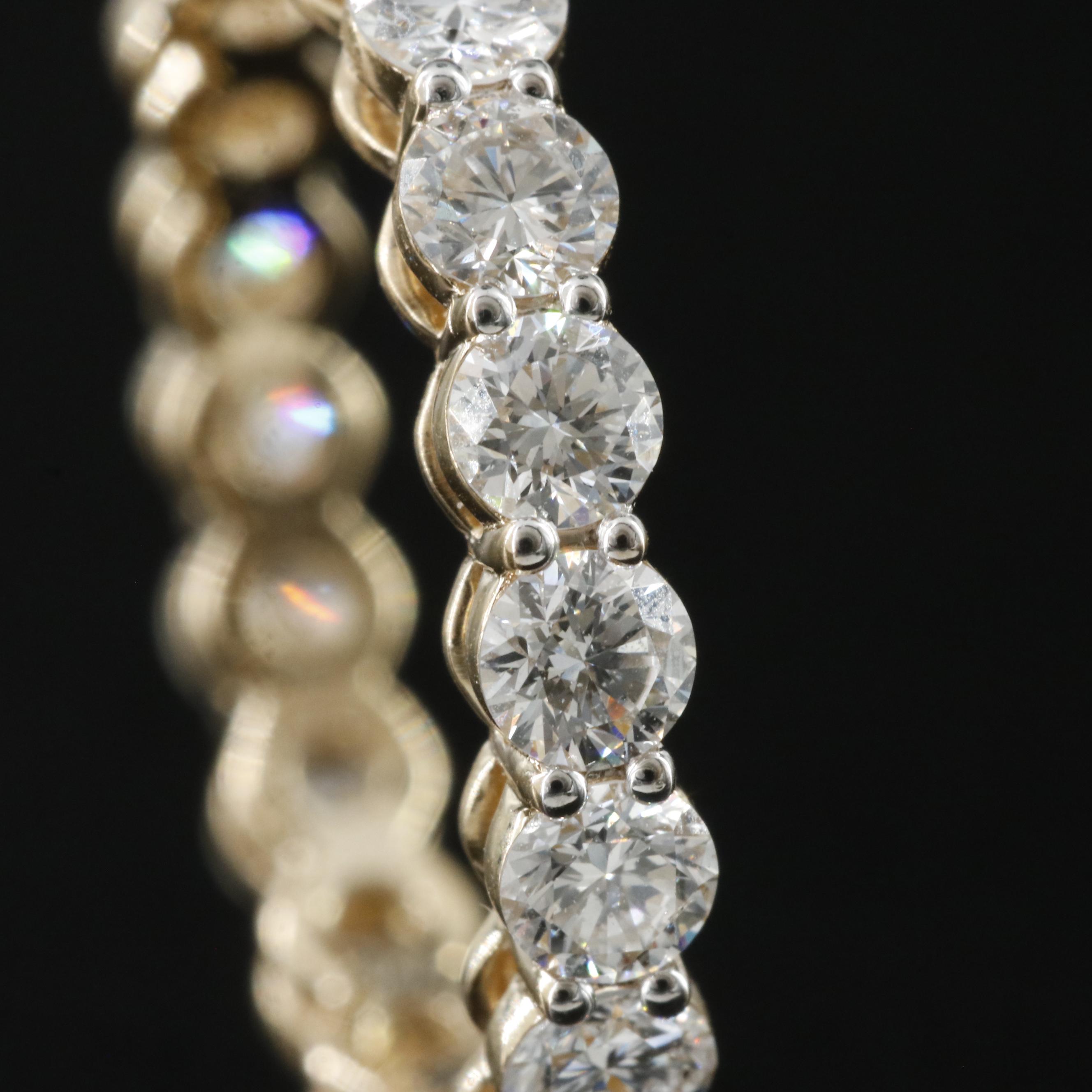 14K 2.22 CTW Lab Grown Diamond Eternity Band