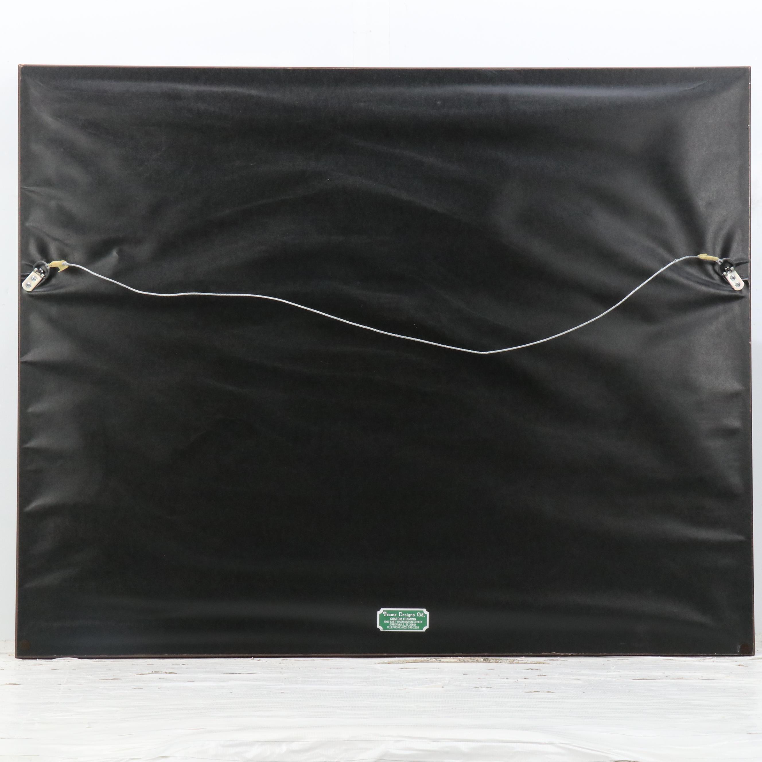 Hand-Colored Photogravure After Jean Matet "En Revenant du Bois," Circa 1912