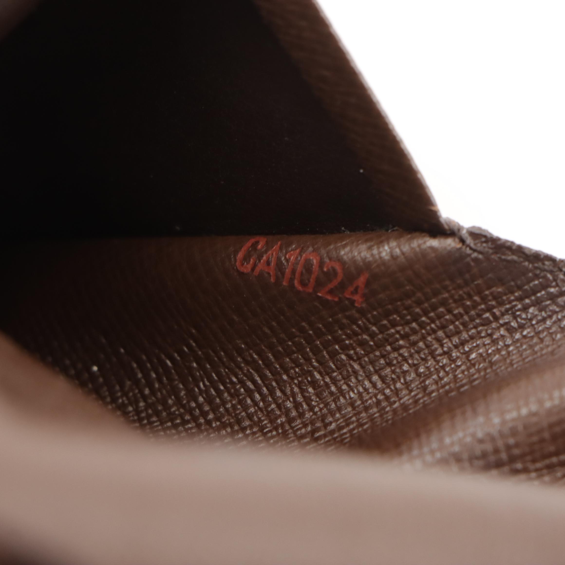 Louis Vuitton Porte-Monnaie Billets Trésor Compact Wallet in Damier Ebene