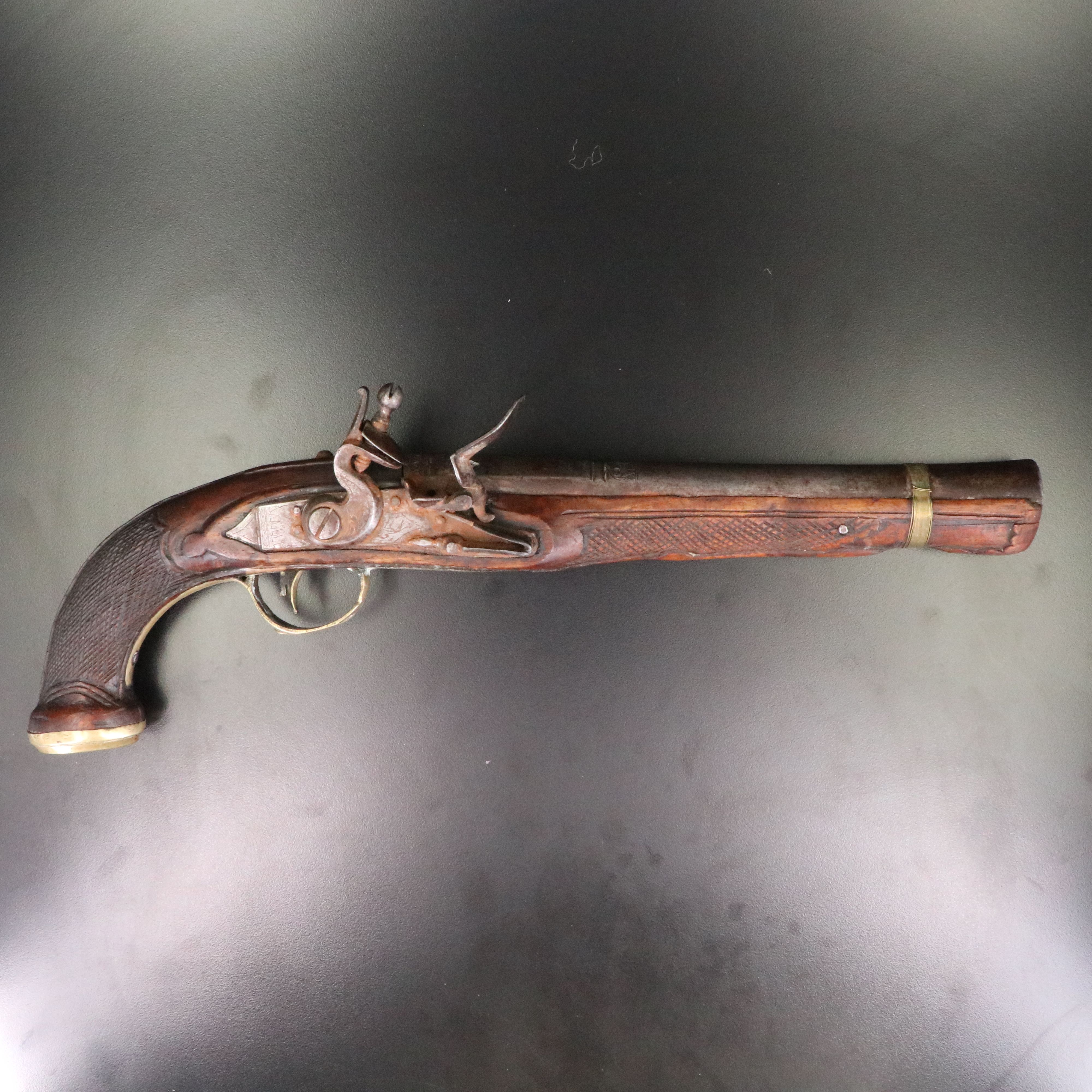 Contemporary Decorative Flintlock Pistol