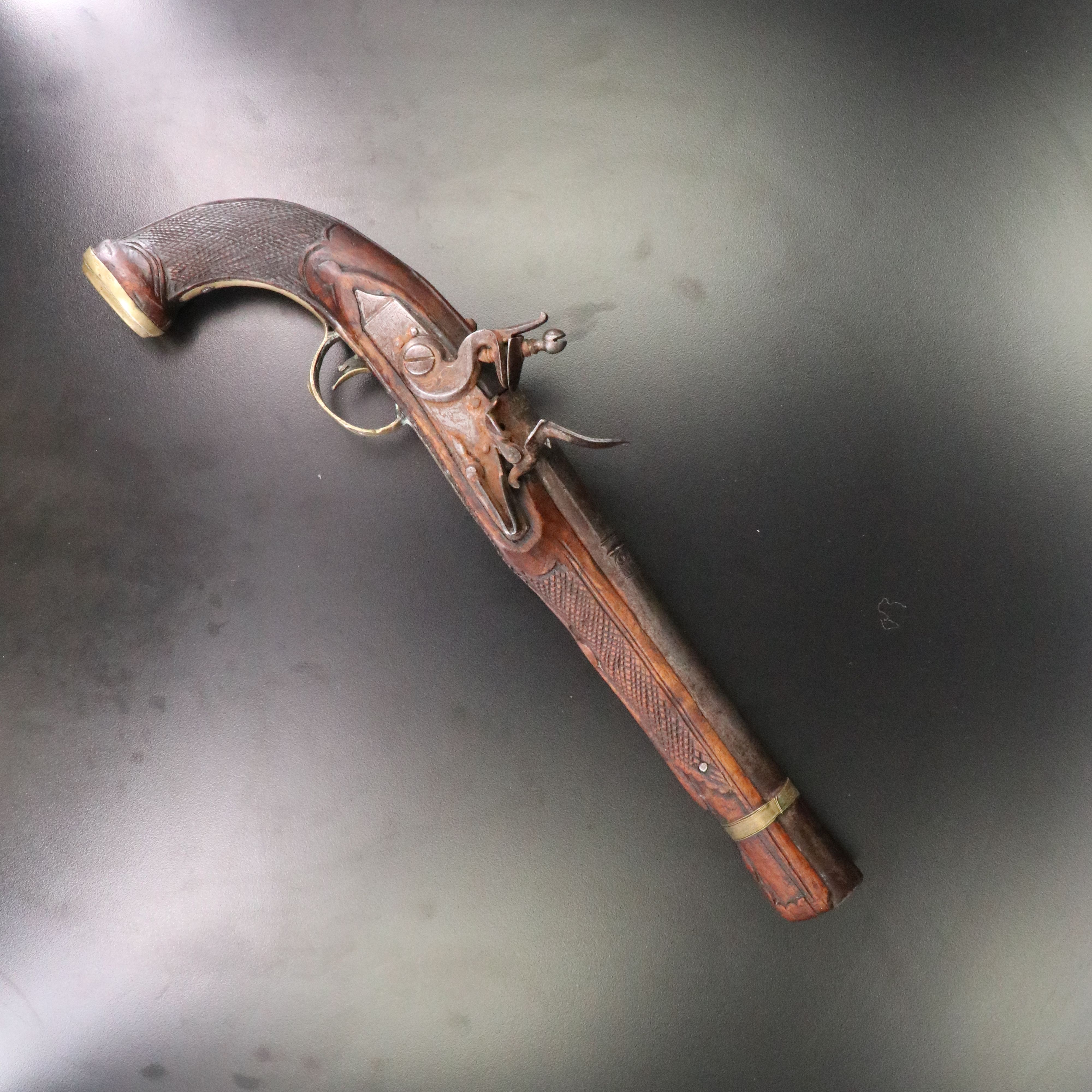 Contemporary Decorative Flintlock Pistol