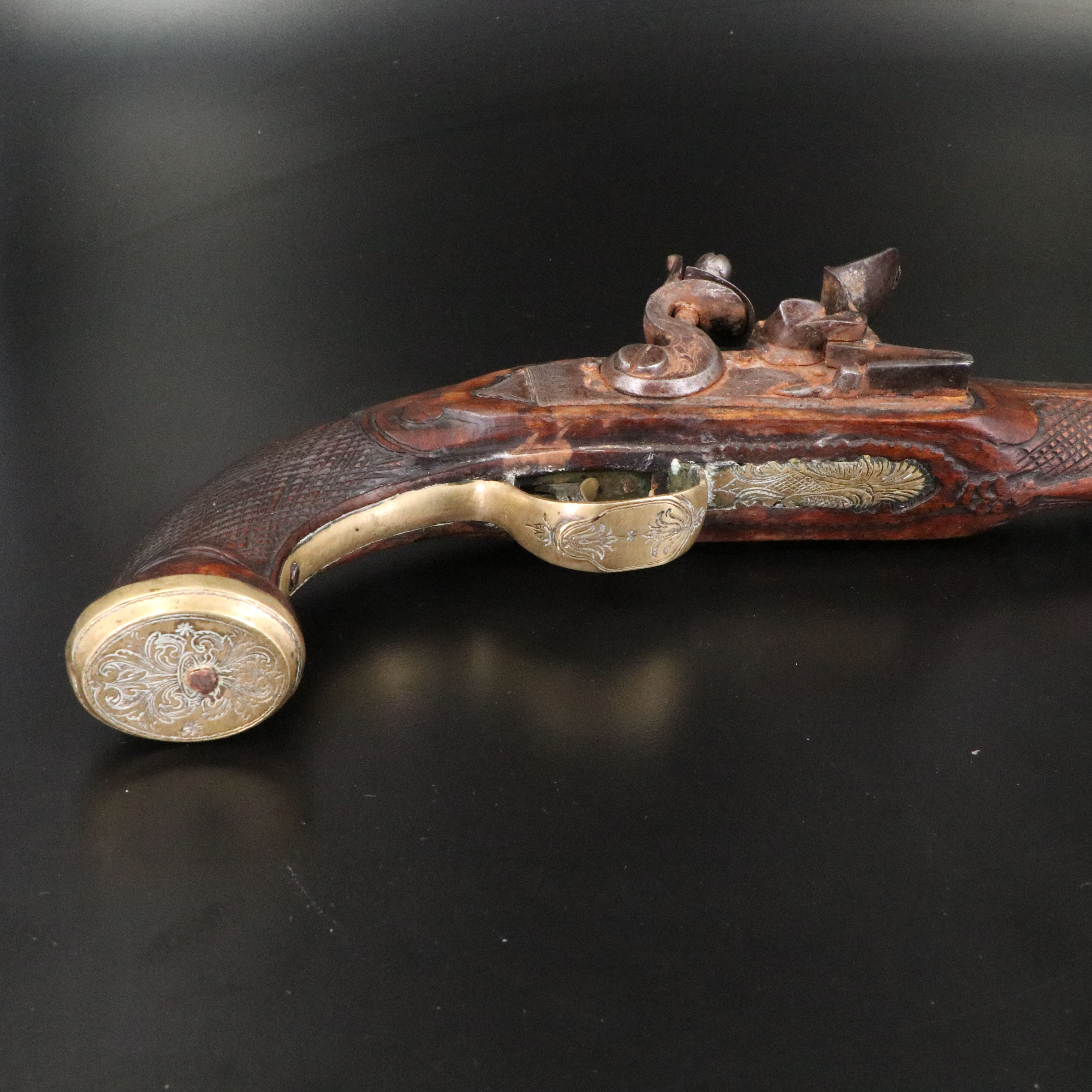 Contemporary Decorative Flintlock Pistol