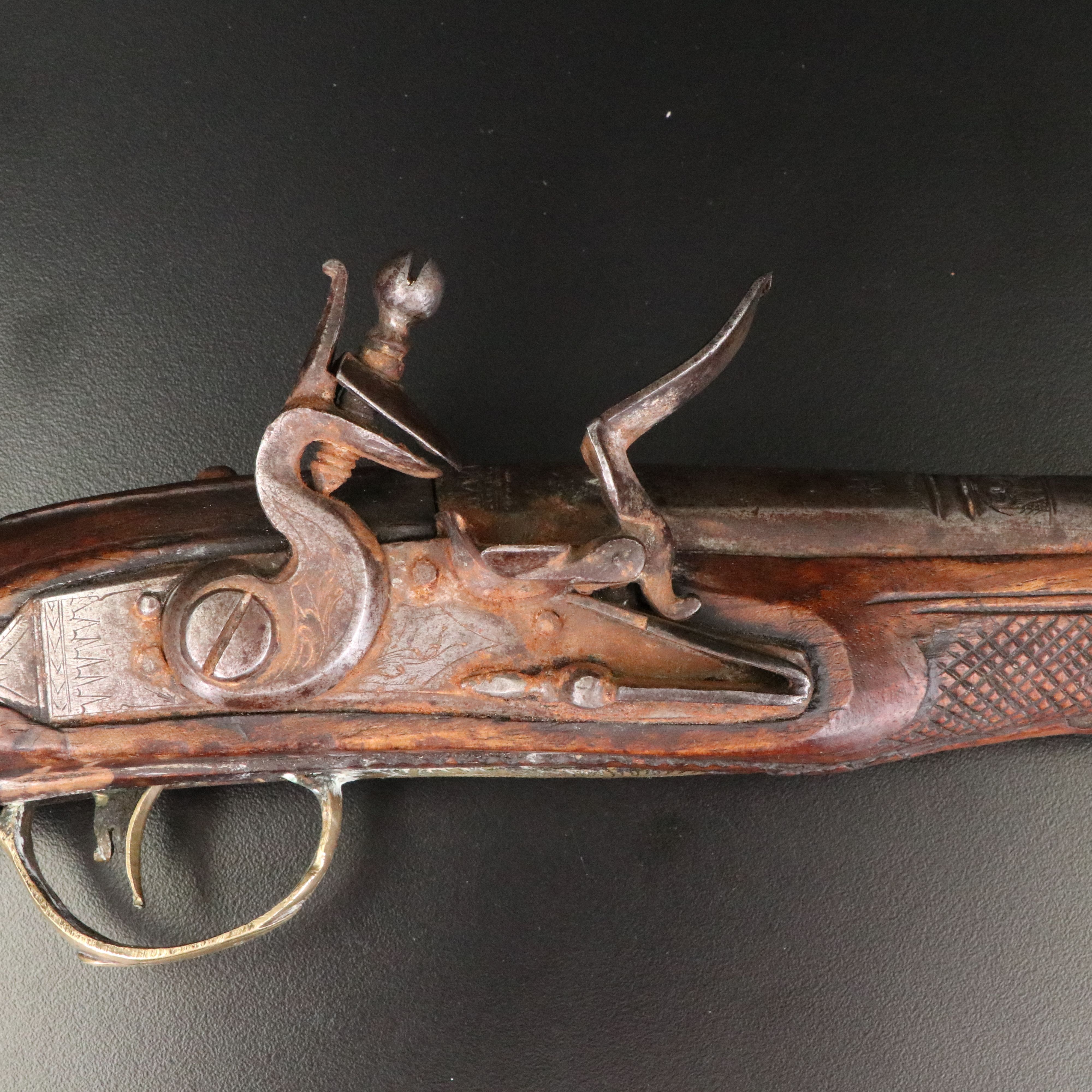 Contemporary Decorative Flintlock Pistol