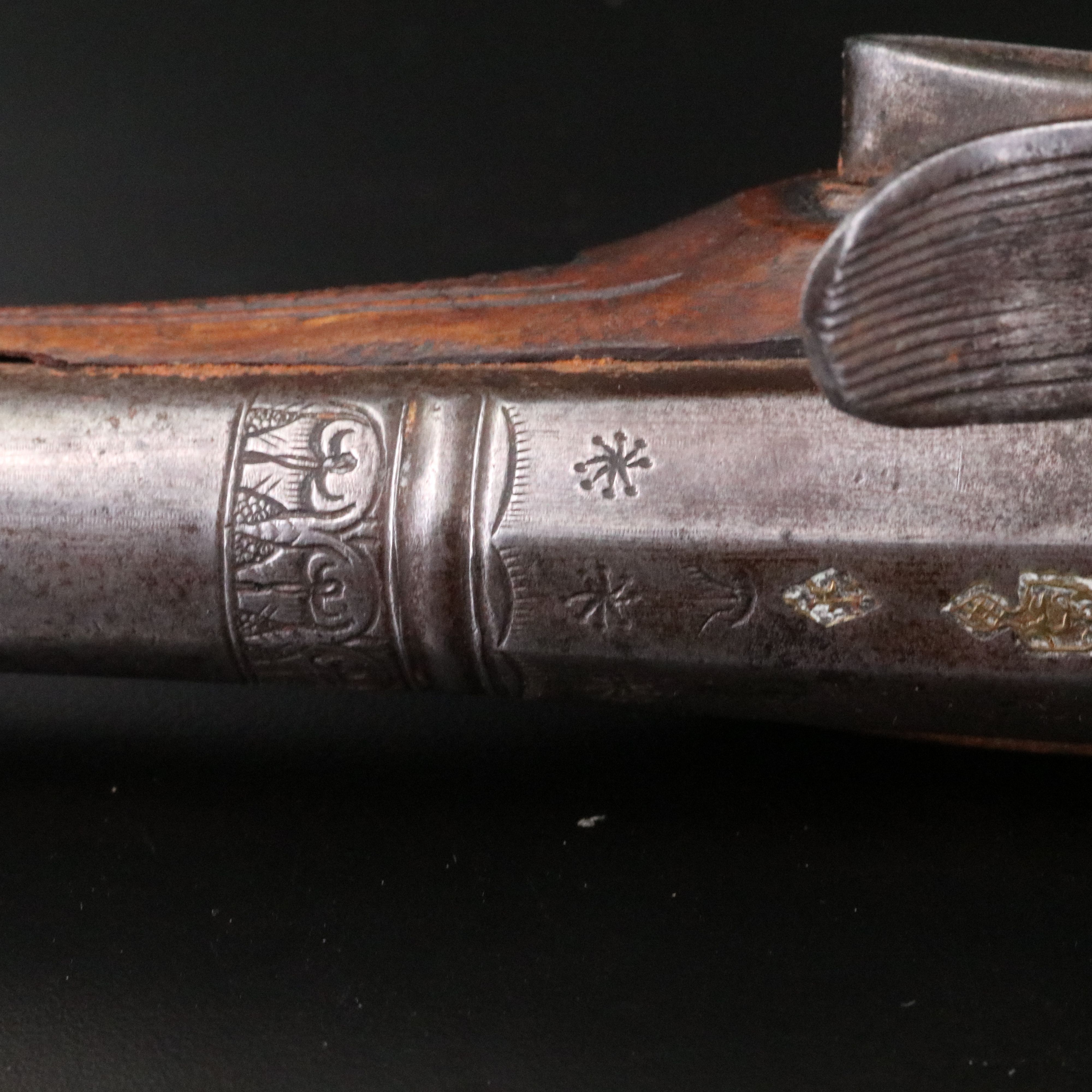Contemporary Decorative Flintlock Pistol