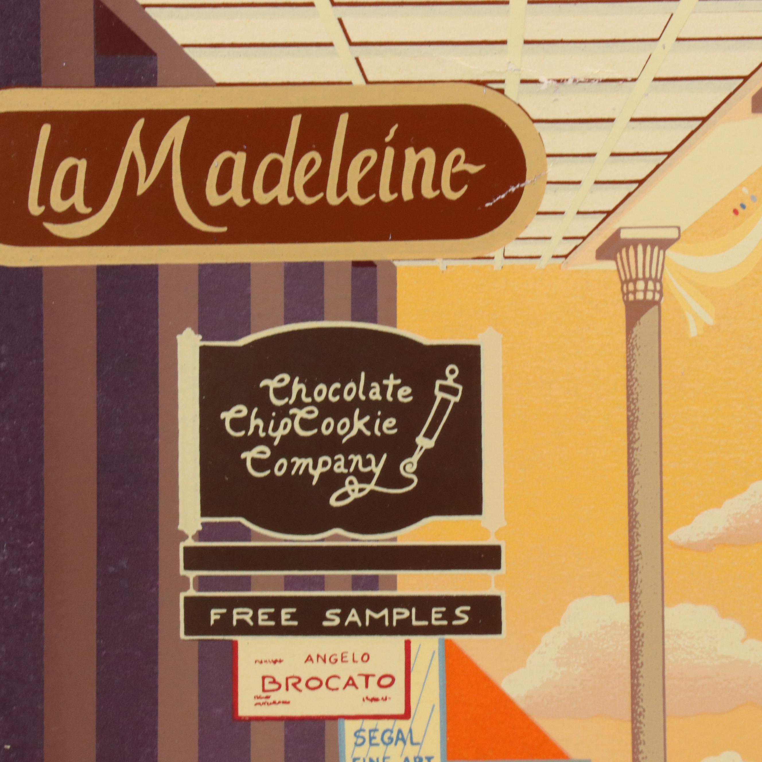 Melanie Taylor Kent Serigraph "Portraits in the Park," 1985