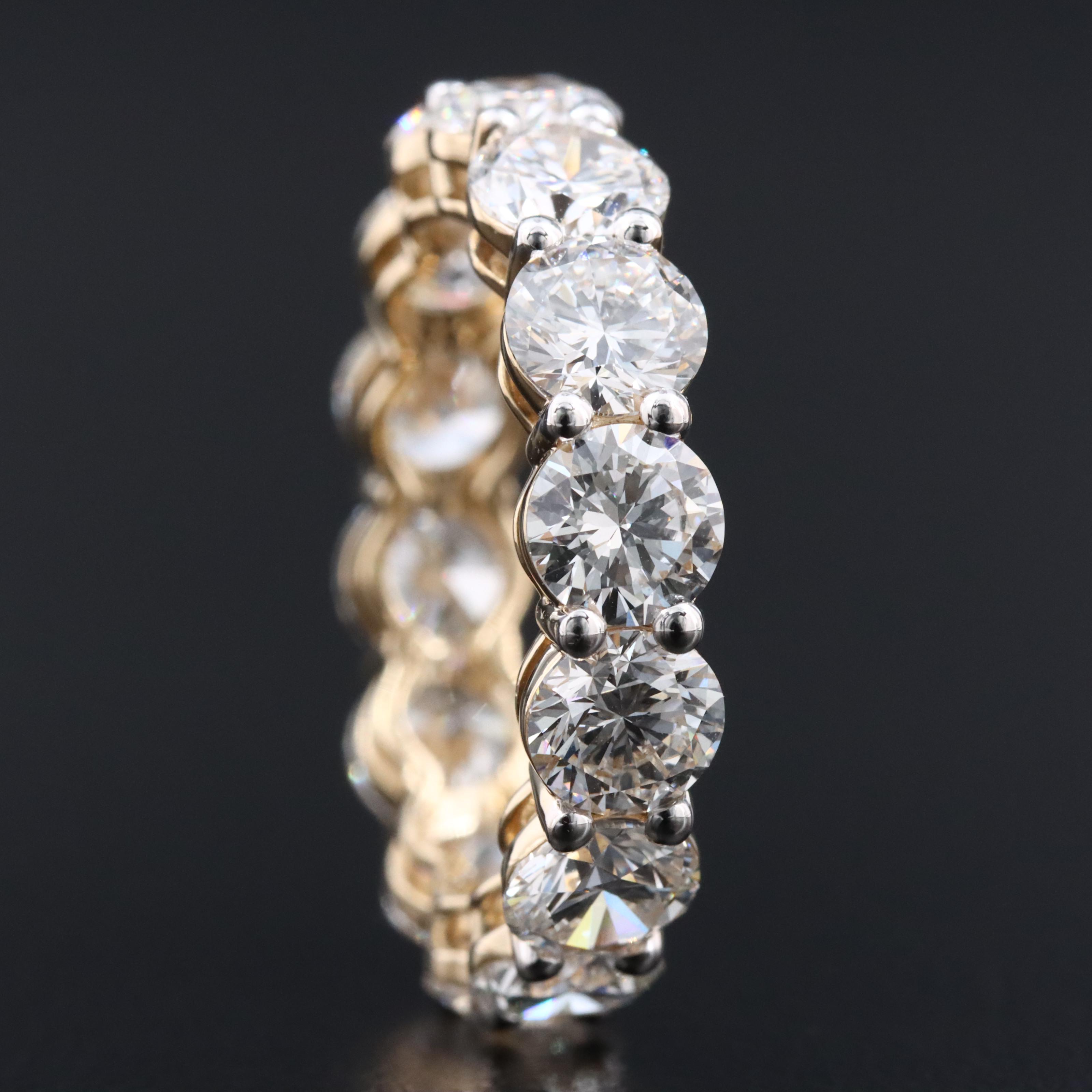 14K 5.85 CTW Lab Grown Diamond Eternity Band