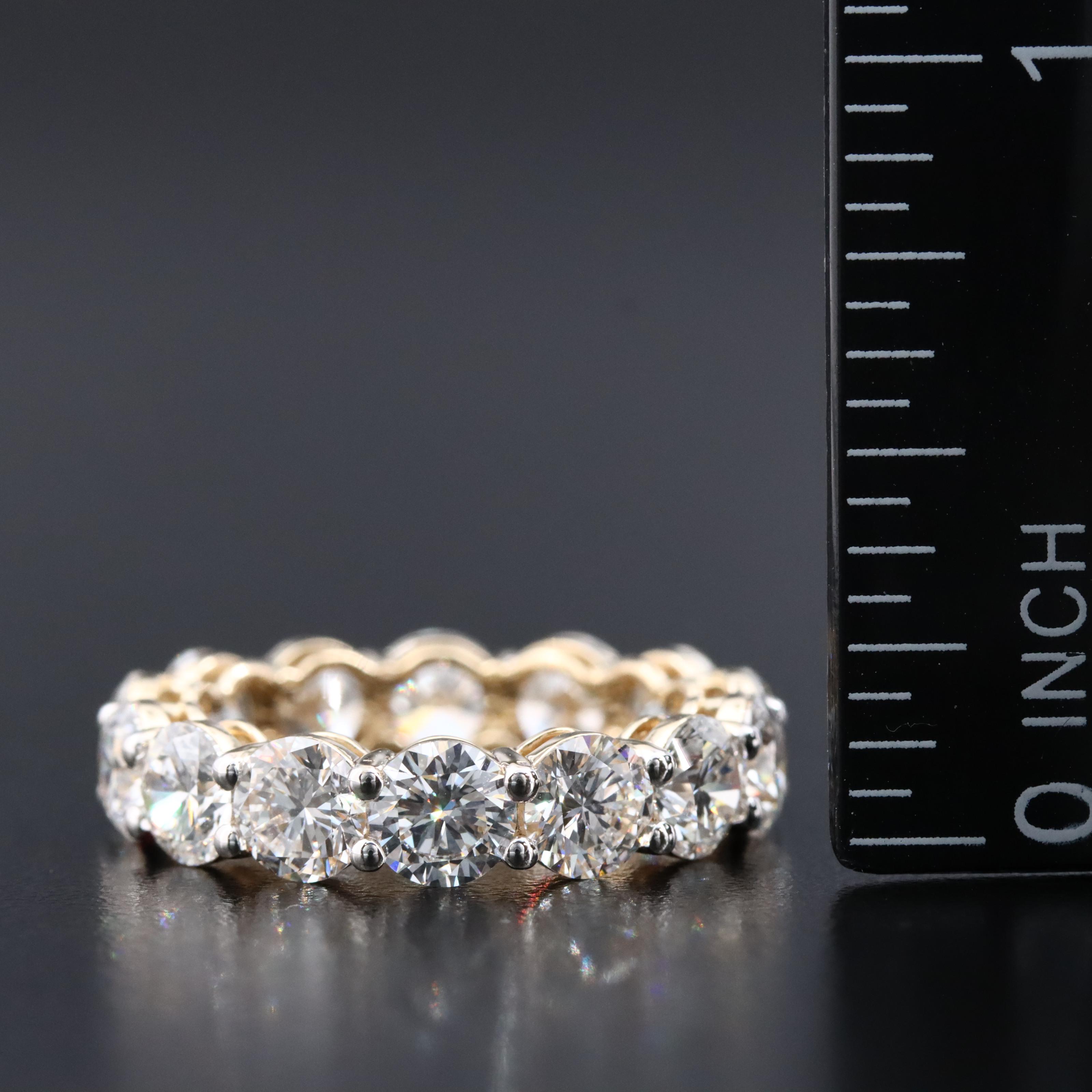 14K 5.85 CTW Lab Grown Diamond Eternity Band